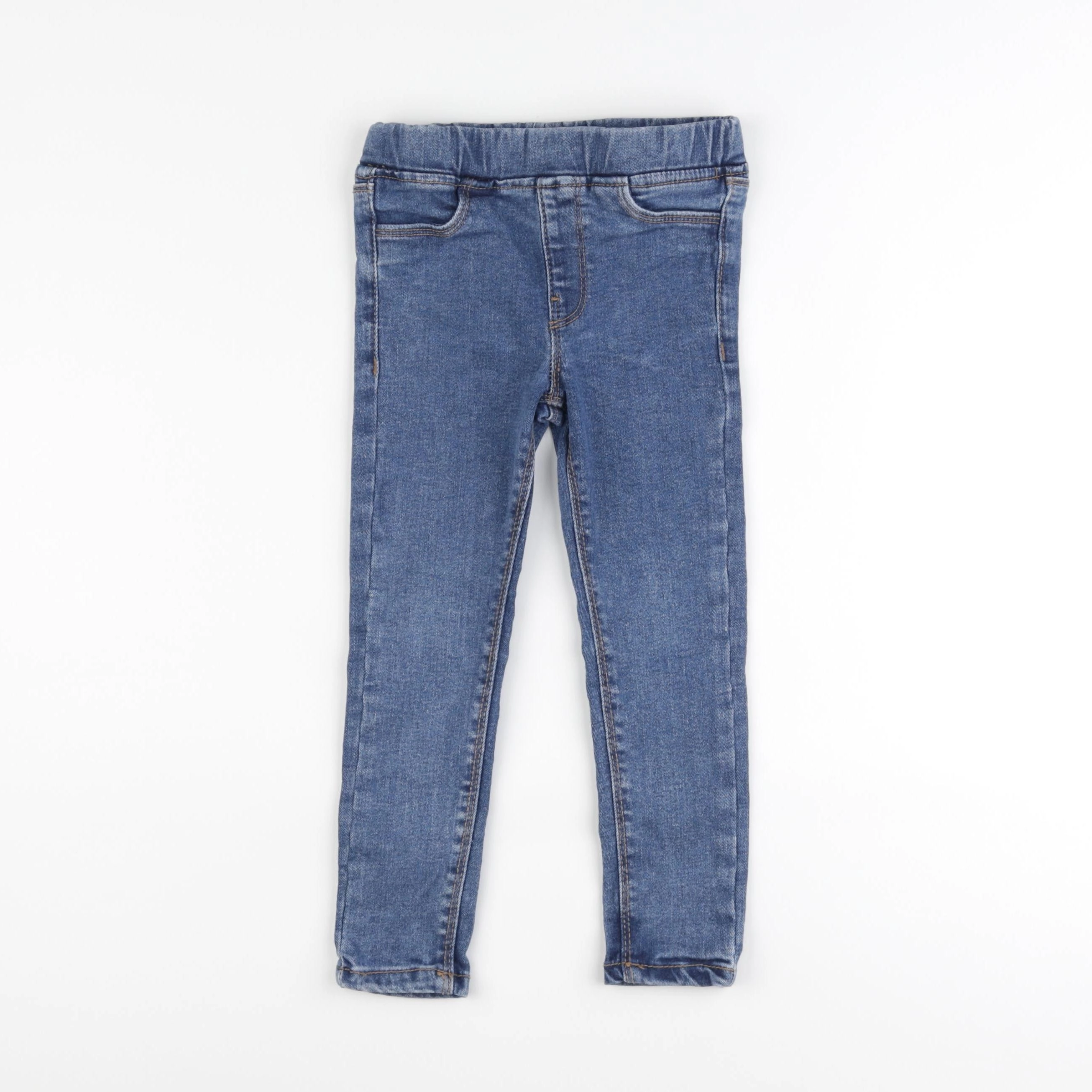 Vertbaudet - jegging bleu - 4 ans