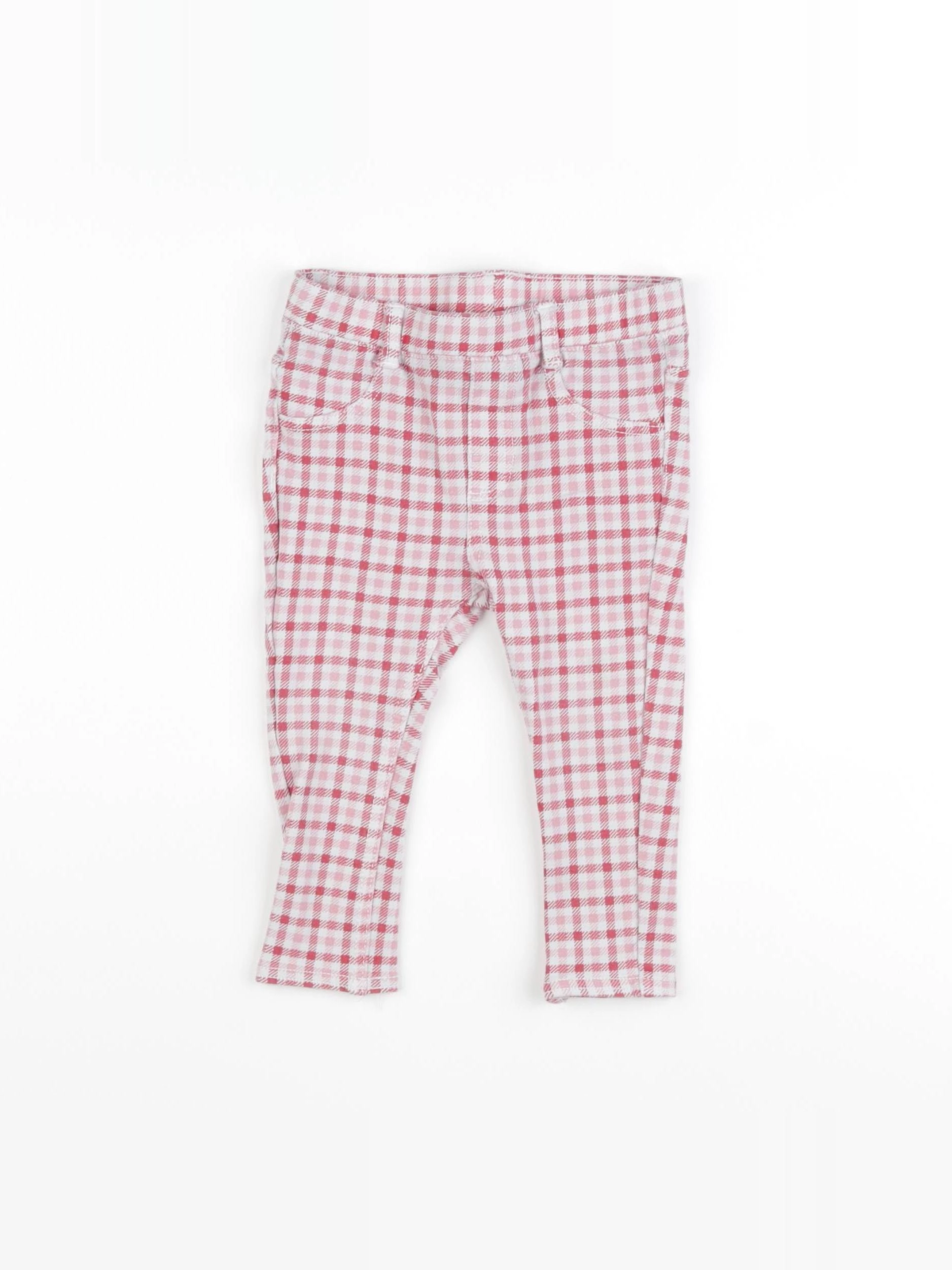 H&M - jegging rose - 9/12 mois
