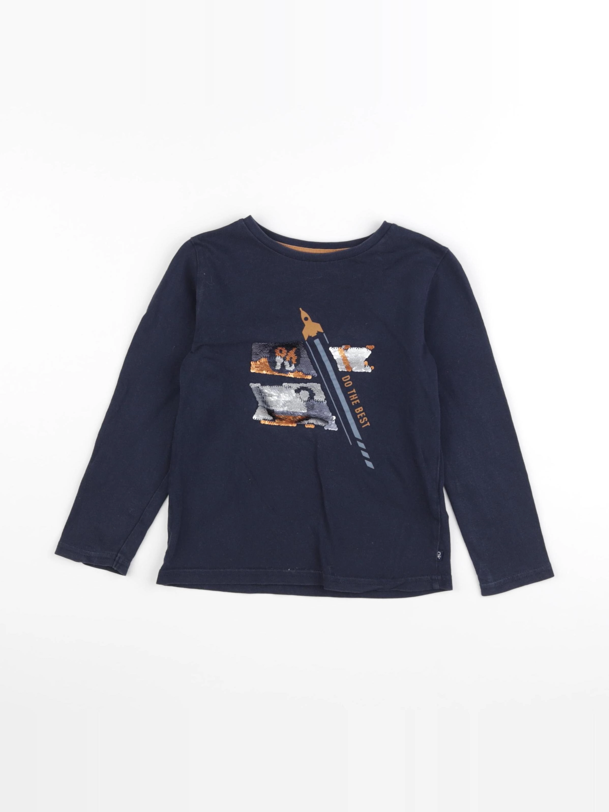 Okaidi - tee-shirt bleu - 4 ans