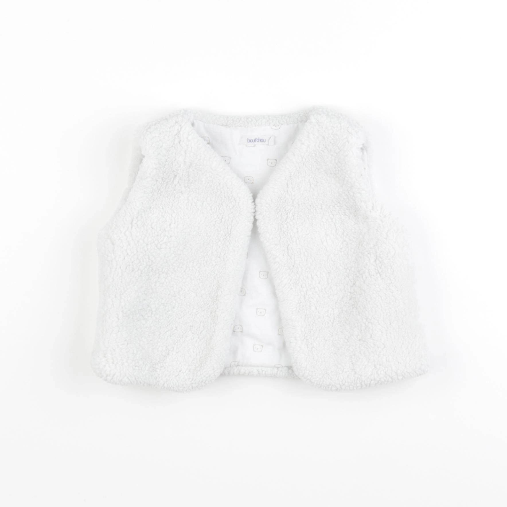 Boutchou - gilet blanc - 18 mois