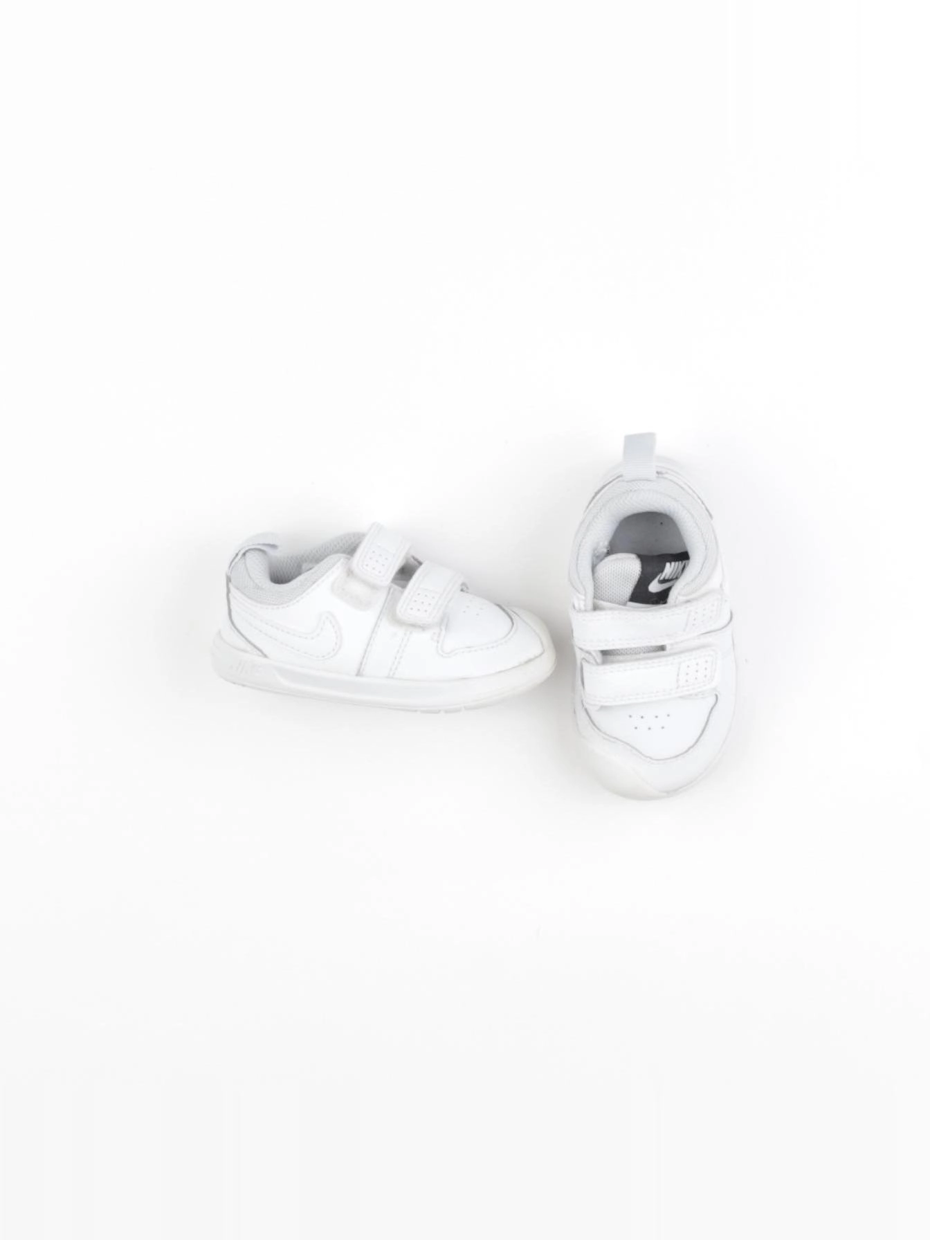 Nike - tennis à scratch/ lacets blanc - pointure 19