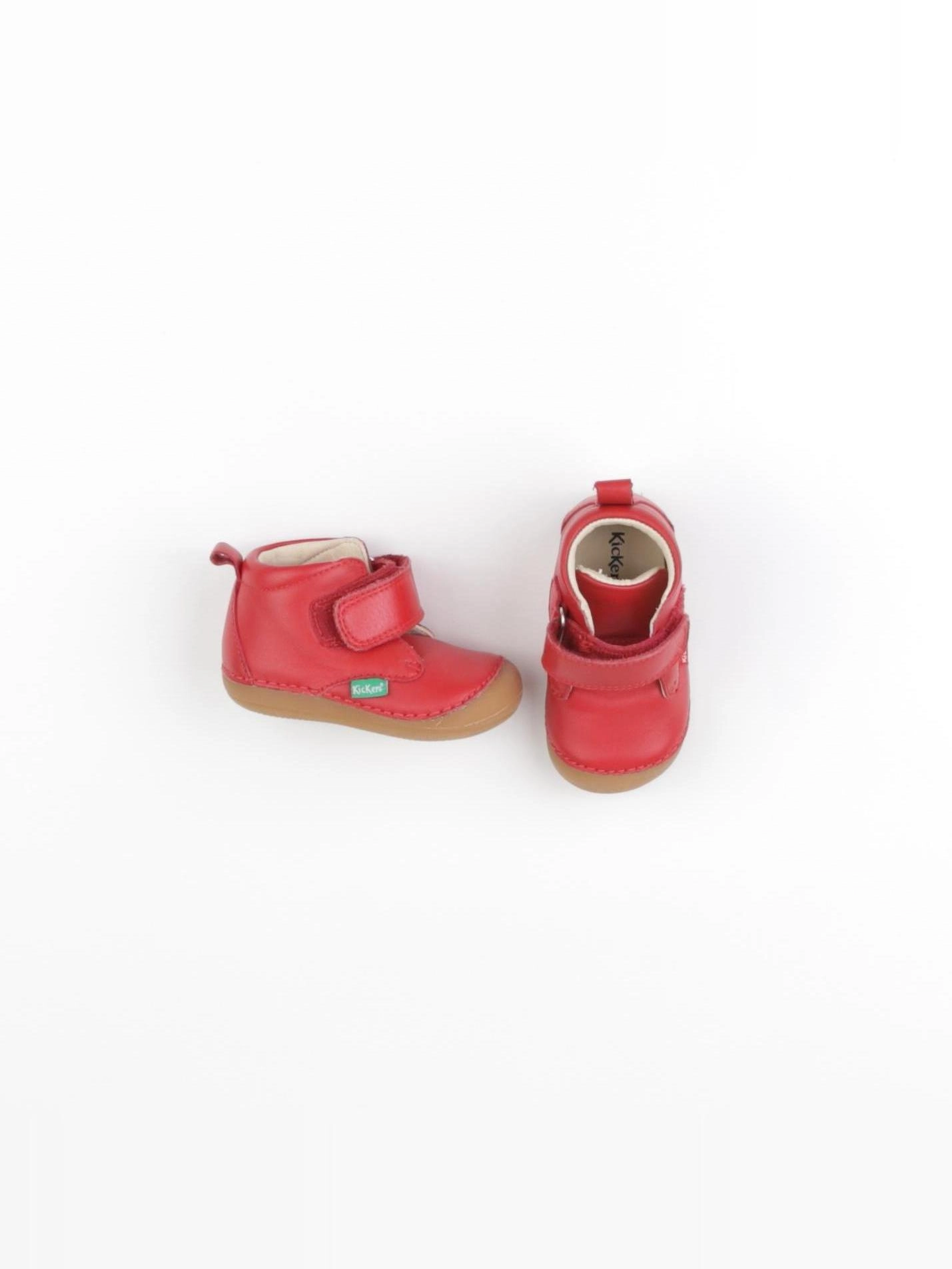 Kickers - bottillons rouge - pointure 18