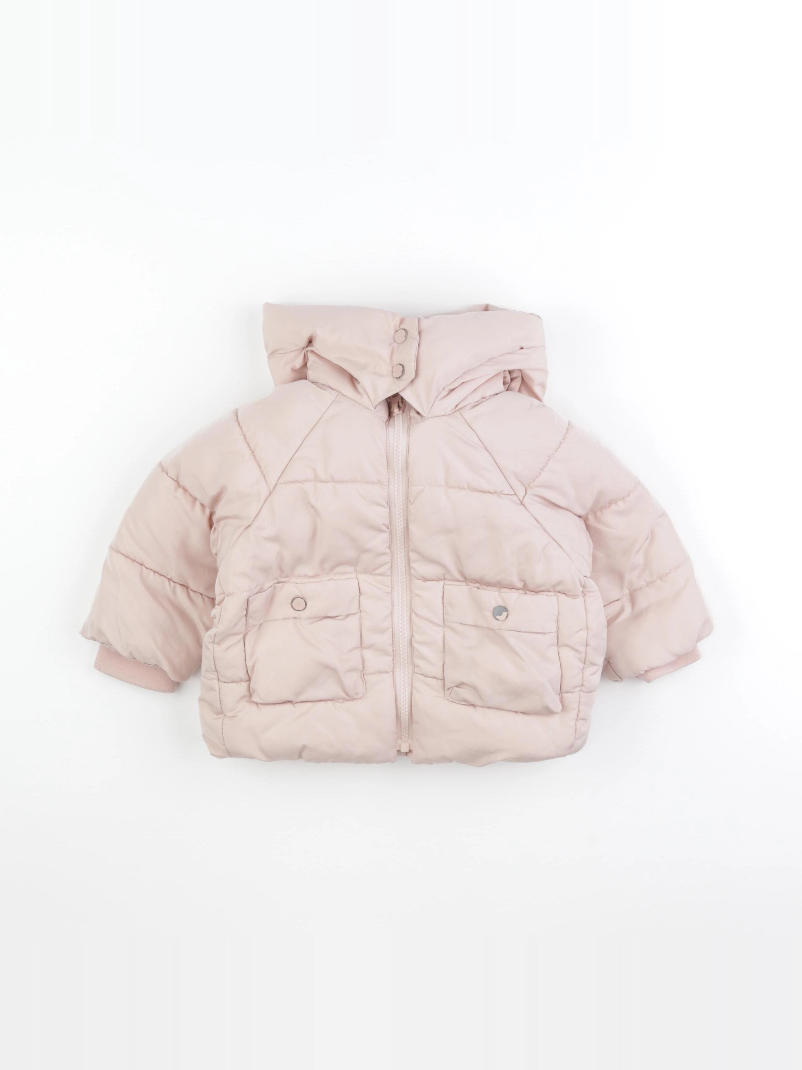 Zara - doudoune rose - 9/12 mois