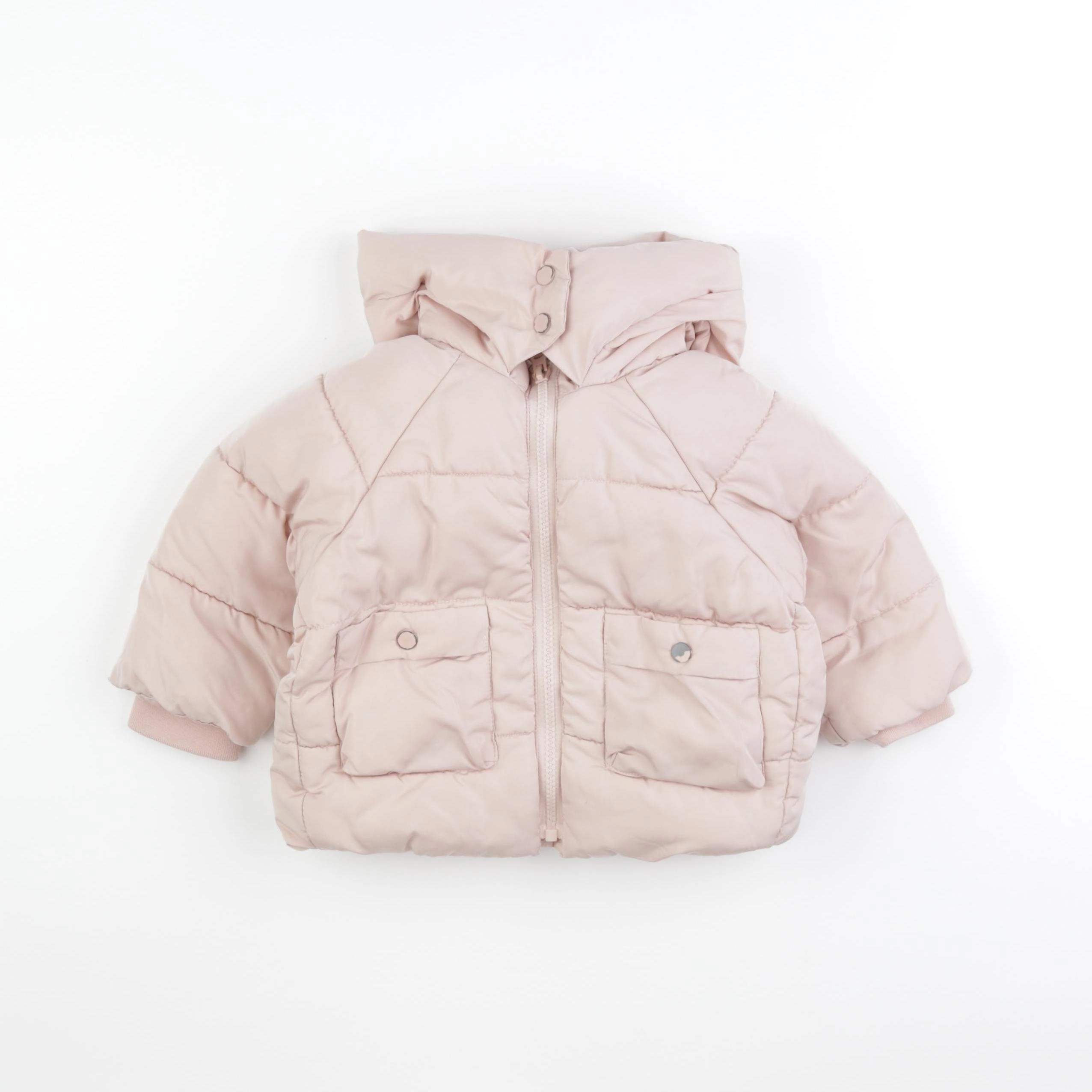 Zara - doudoune rose - 9/12 mois