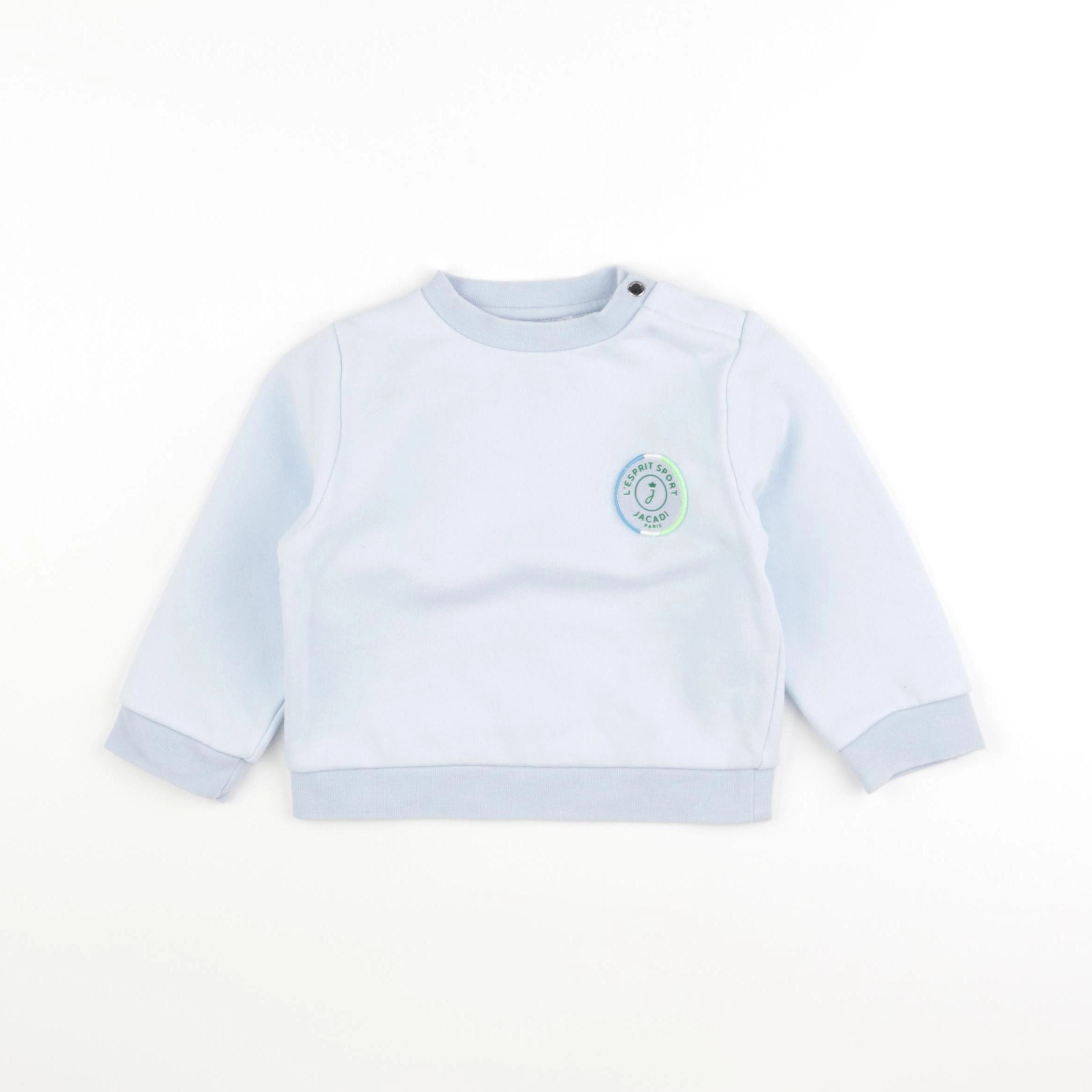 Jacadi - sweat bleu - 24 mois