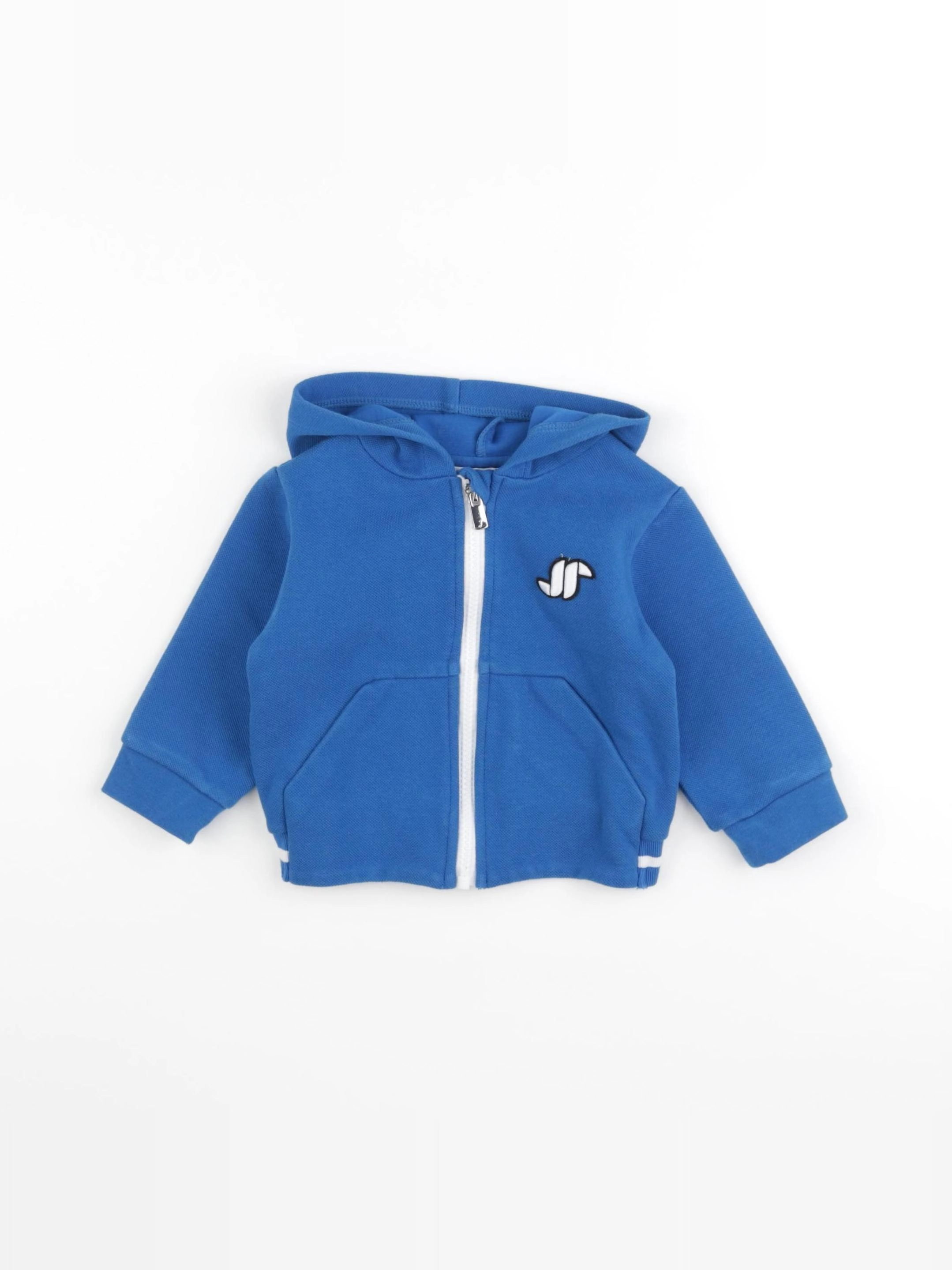 Jacadi - sweat bleu - 12 mois