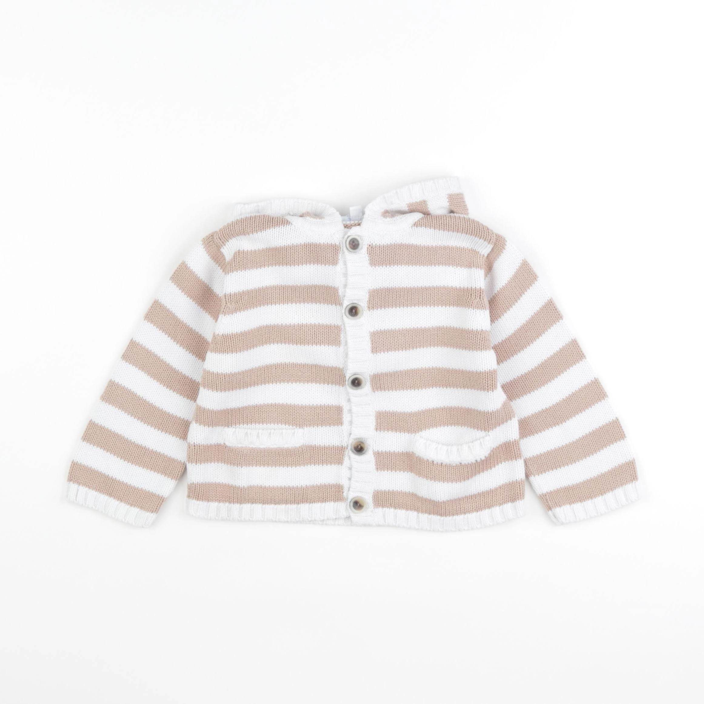Jacadi - gilet beige - 18 mois