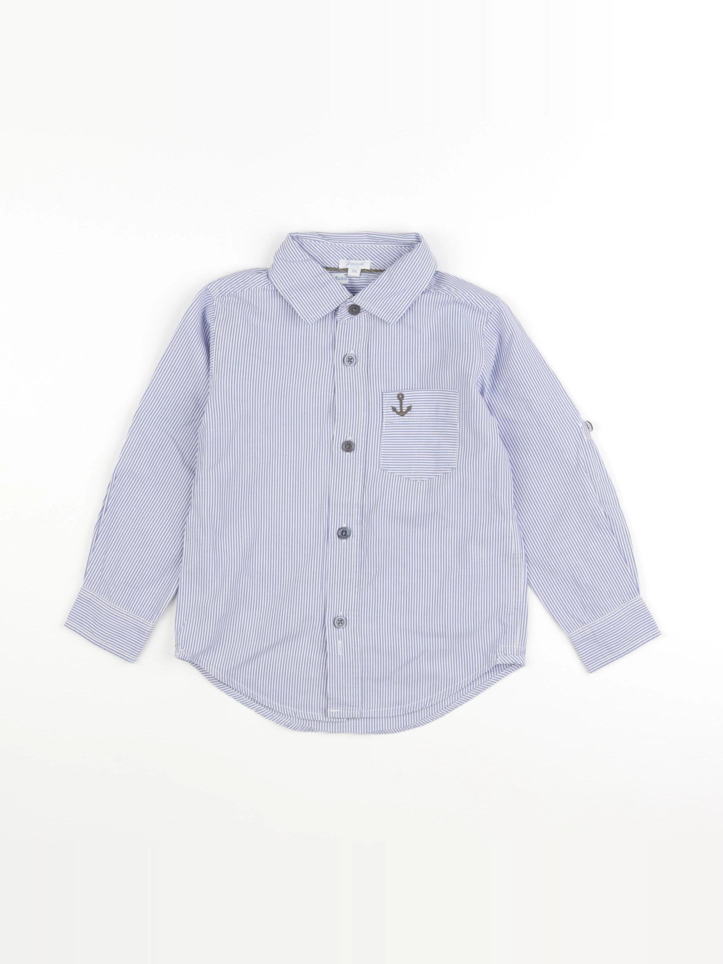 Jacadi - chemise bleu - 3 ans
