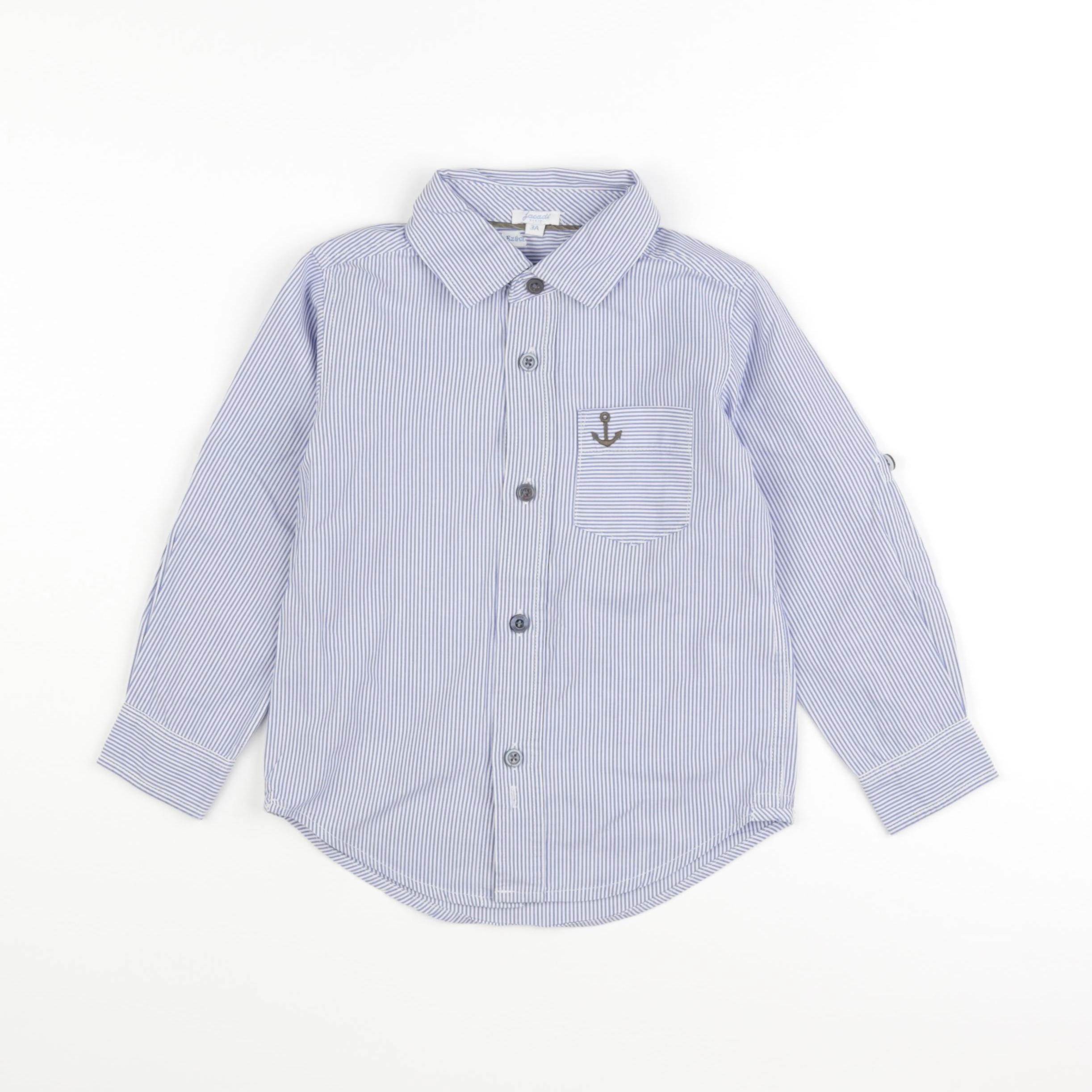Jacadi - chemise bleu - 3 ans