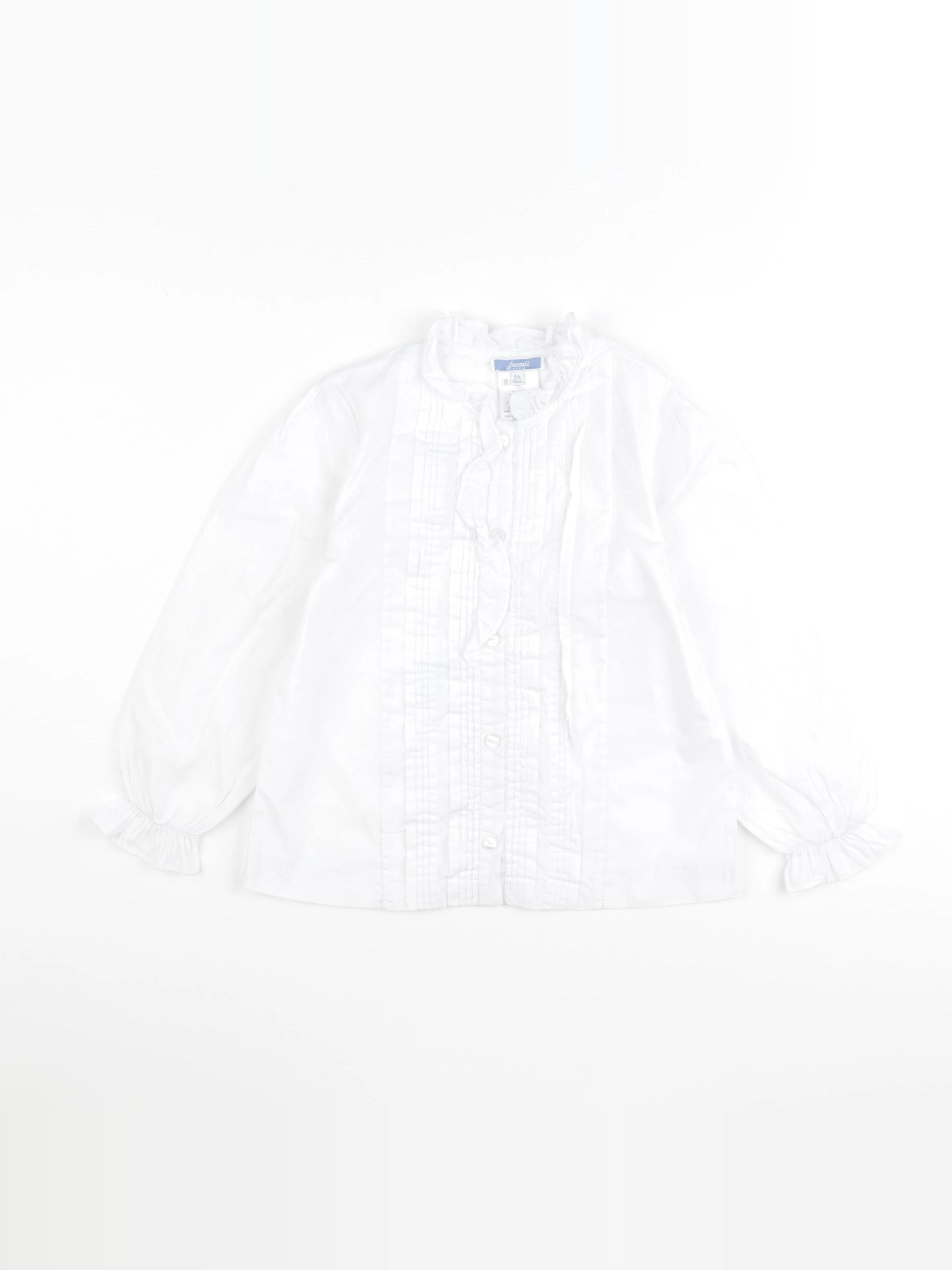 Jacadi - blouse blanc - 6 ans