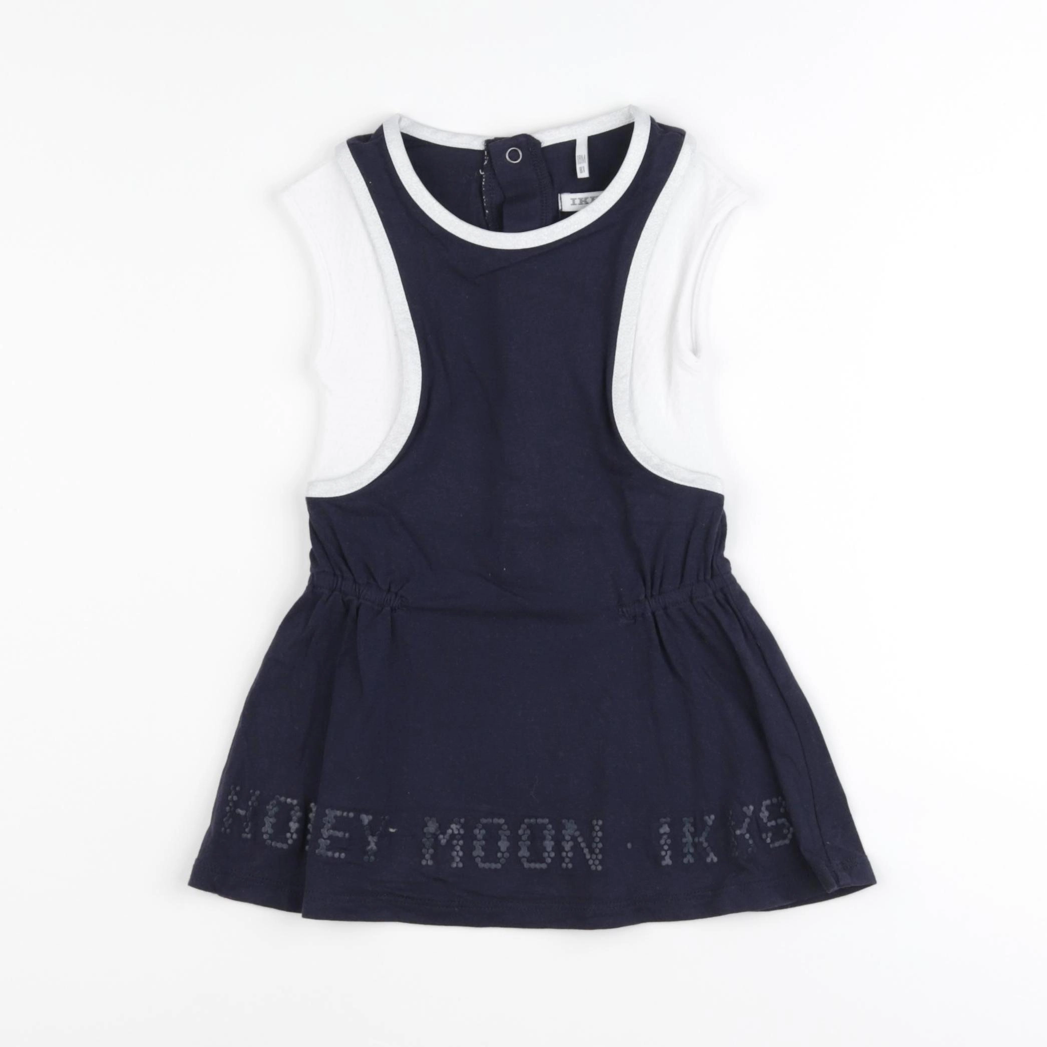 IKKS - robe bleu - 18 mois