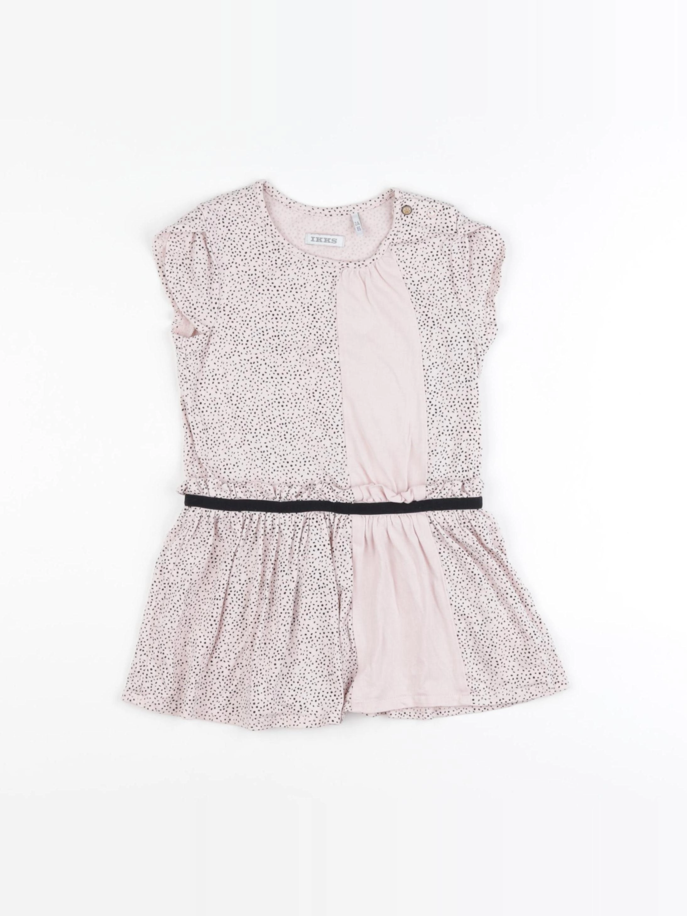 IKKS - robe rose - 2 ans