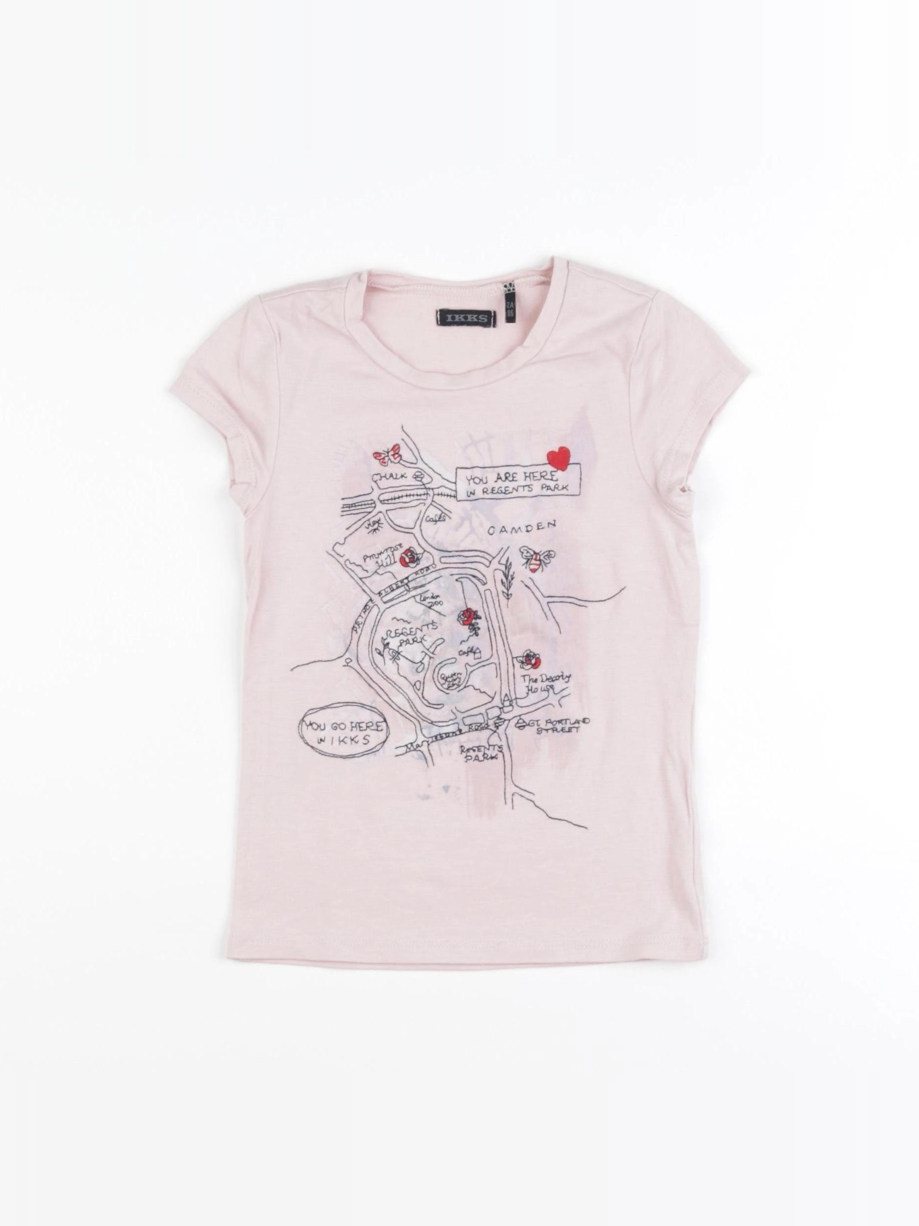 IKKS - tee-shirt rose - 2 ans