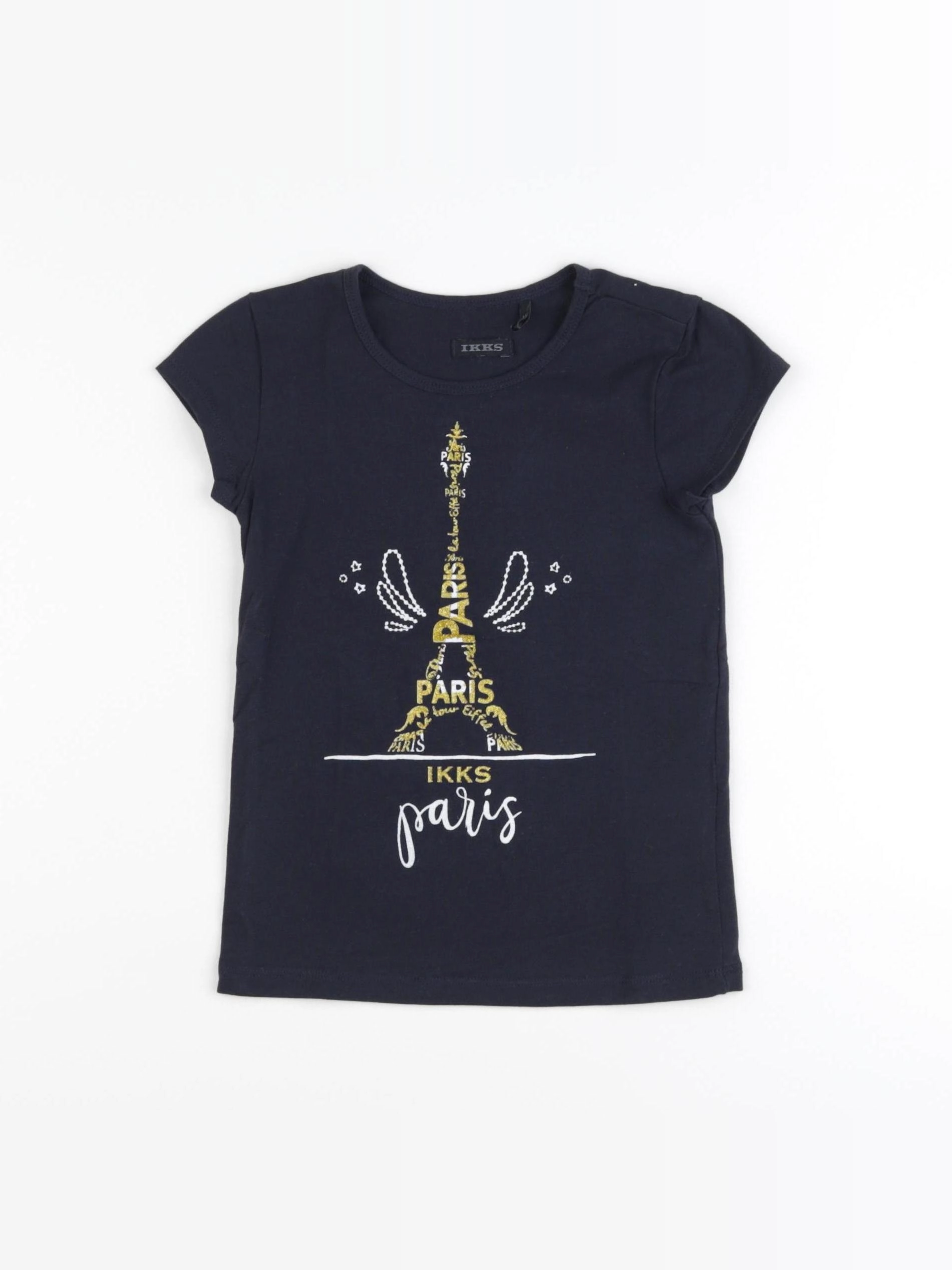 IKKS - tee-shirt bleu - 4 ans