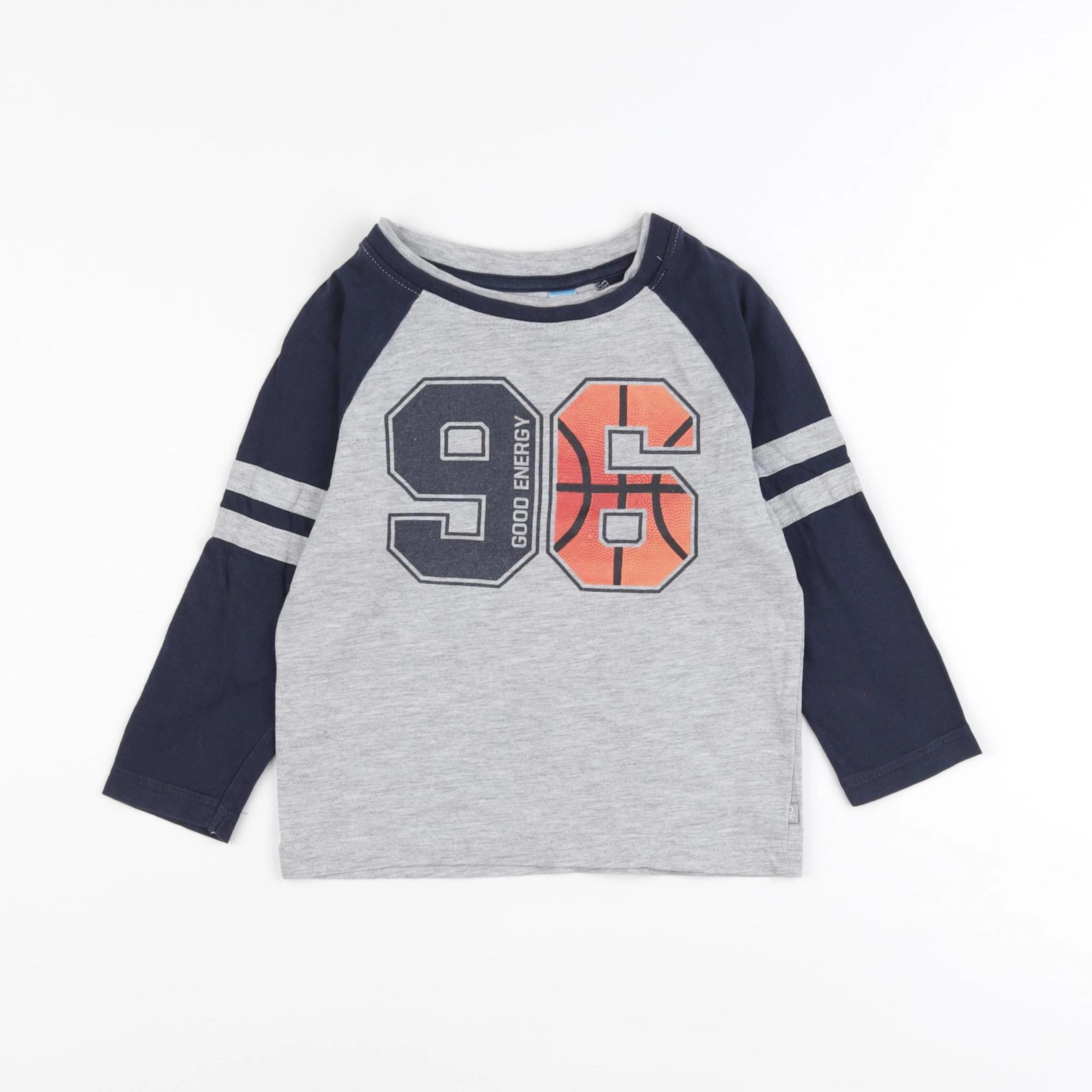 Okaidi - tee-shirt gris - 2 ans