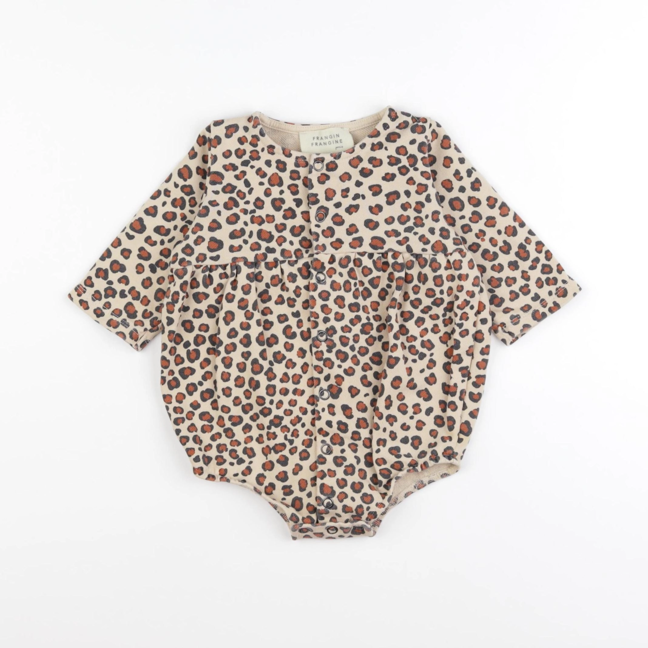 Frangin Frangine - combinaison marron, beige - 12/18 mois