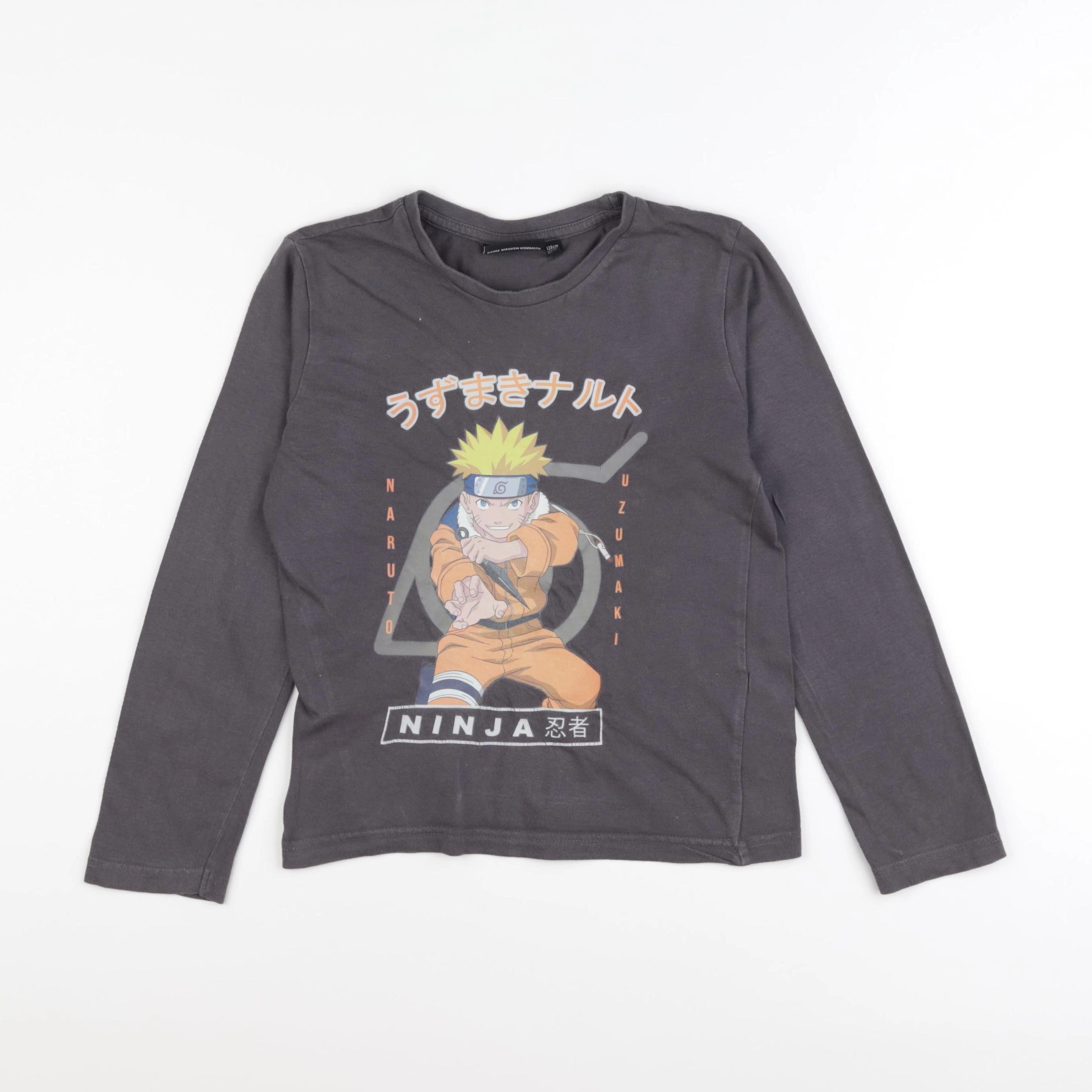 Vertbaudet - tee-shirt gris - 8 ans