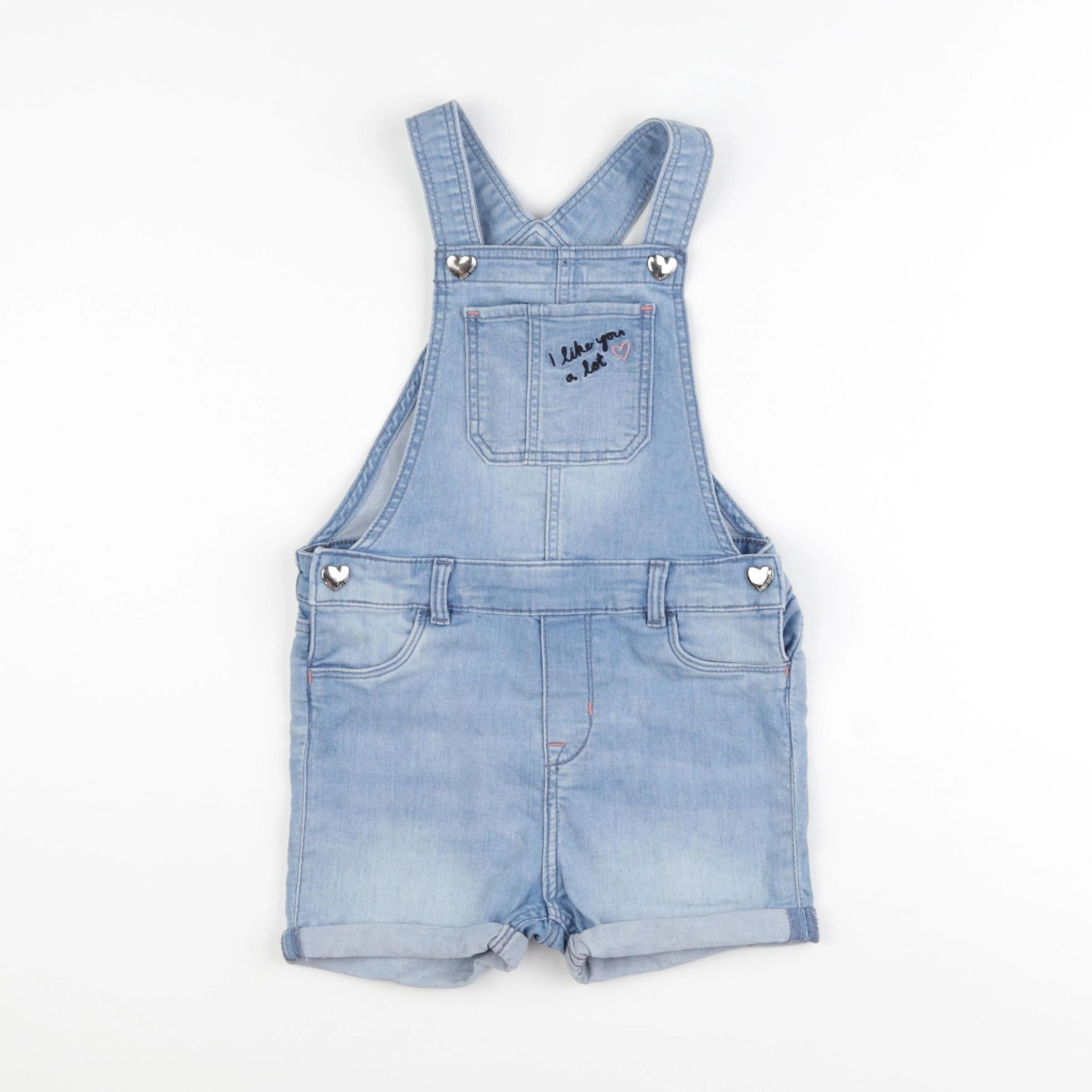 H&M - salopette bleu - 2/3 ans