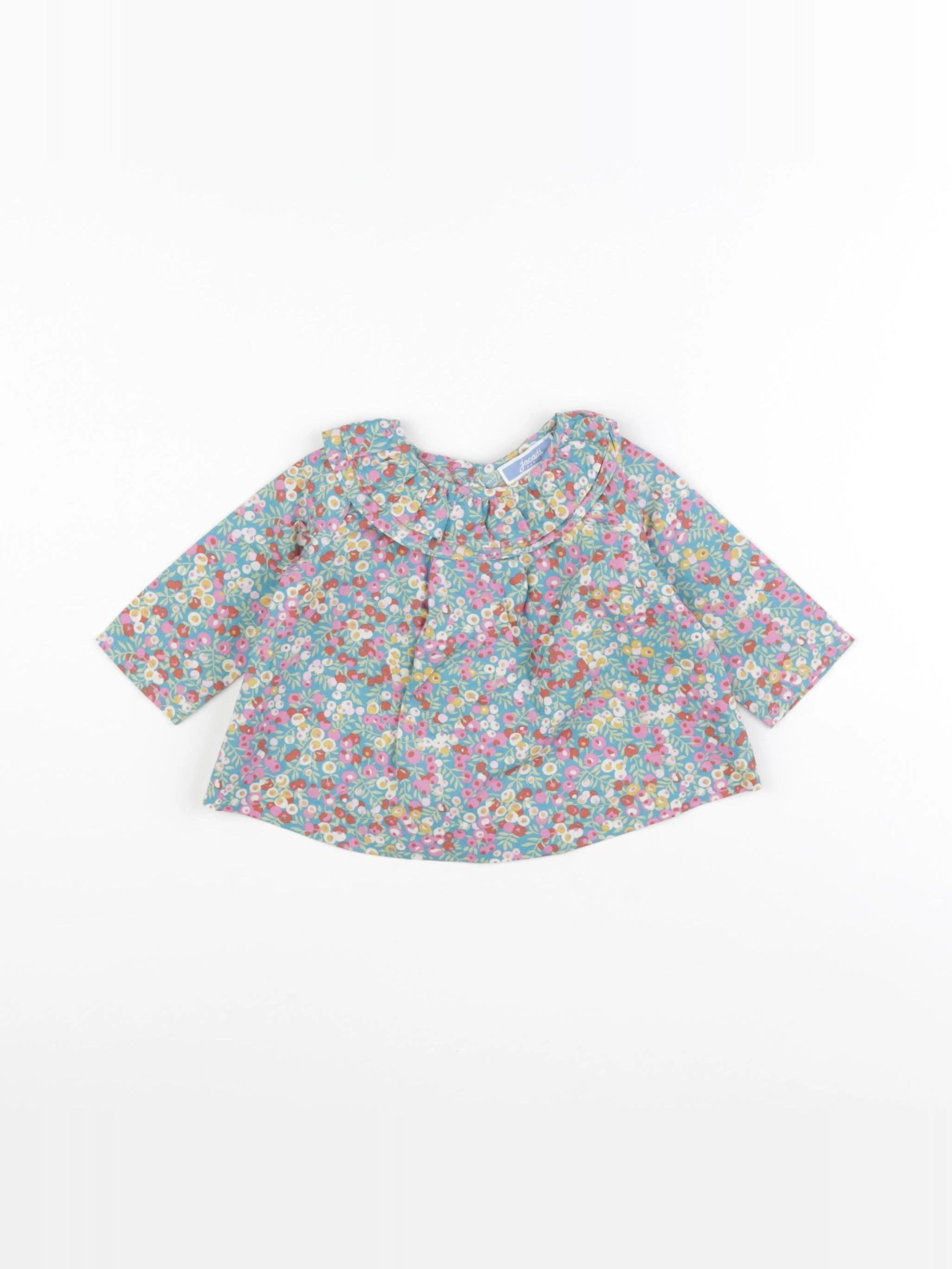 Jacadi - blouse liberty multicolore - 3 mois