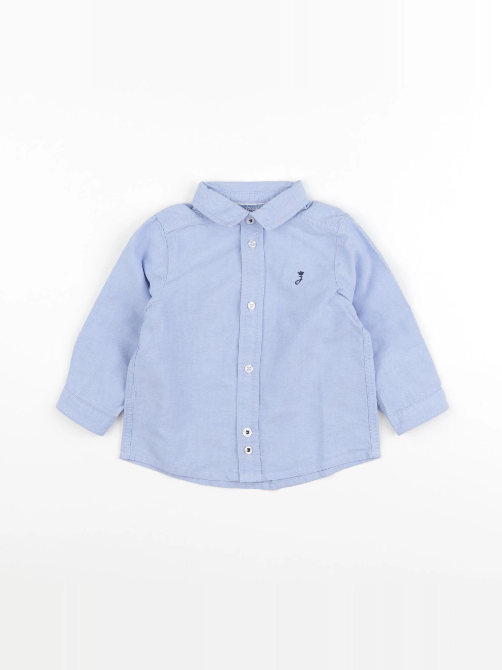 Jacadi - chemise bleu - 12 mois