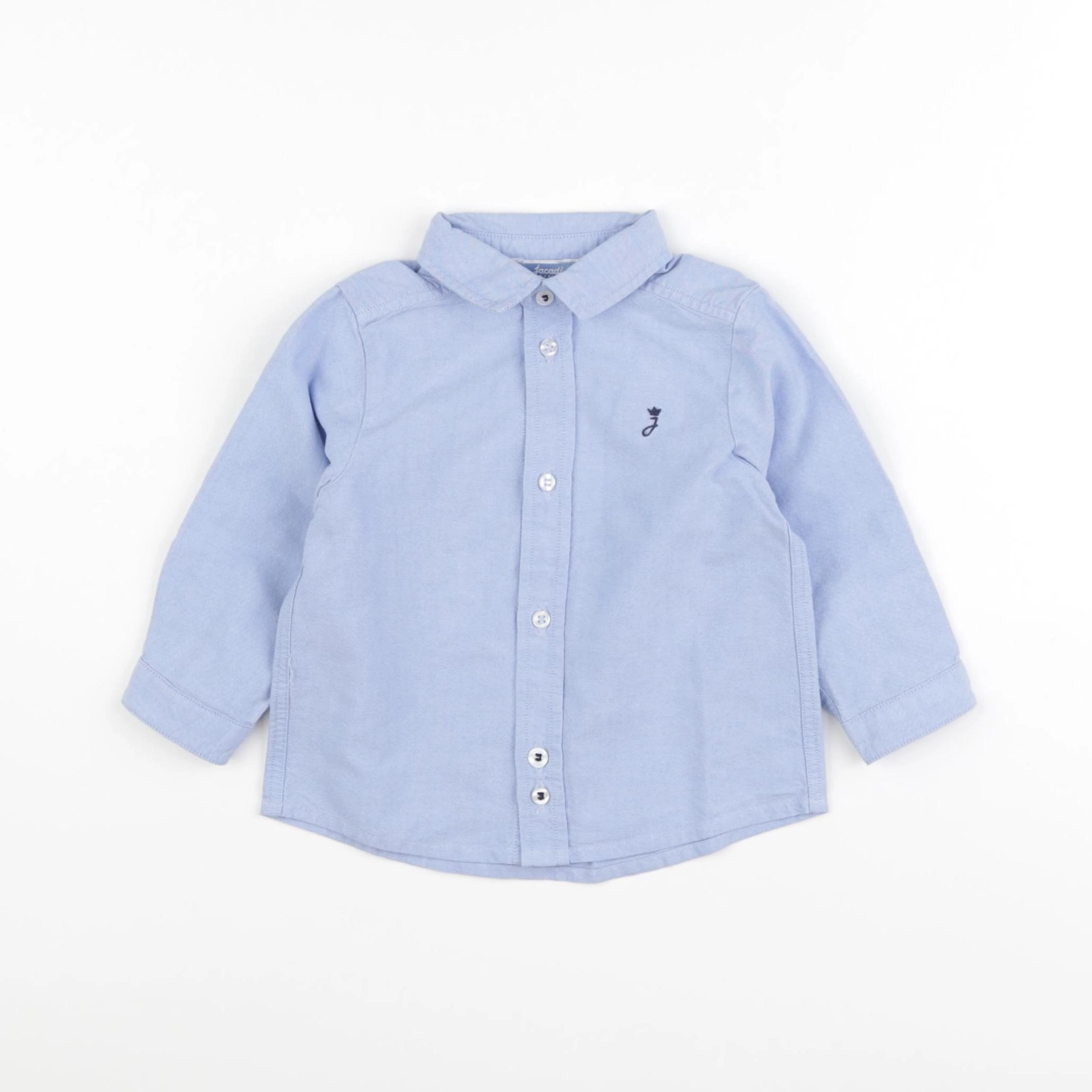 Jacadi - chemise bleu - 12 mois