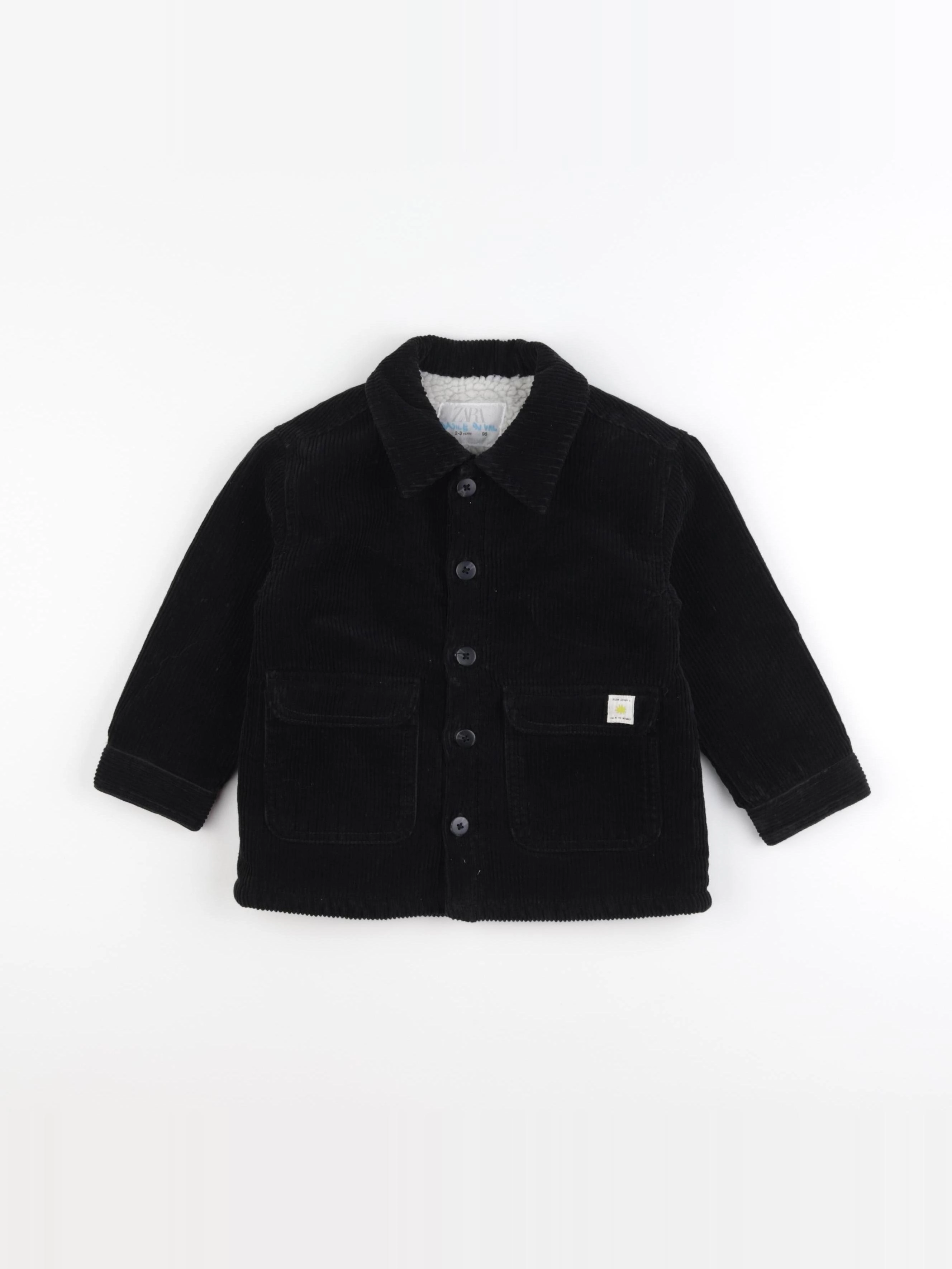 Zara - veste noir - 2/3 ans