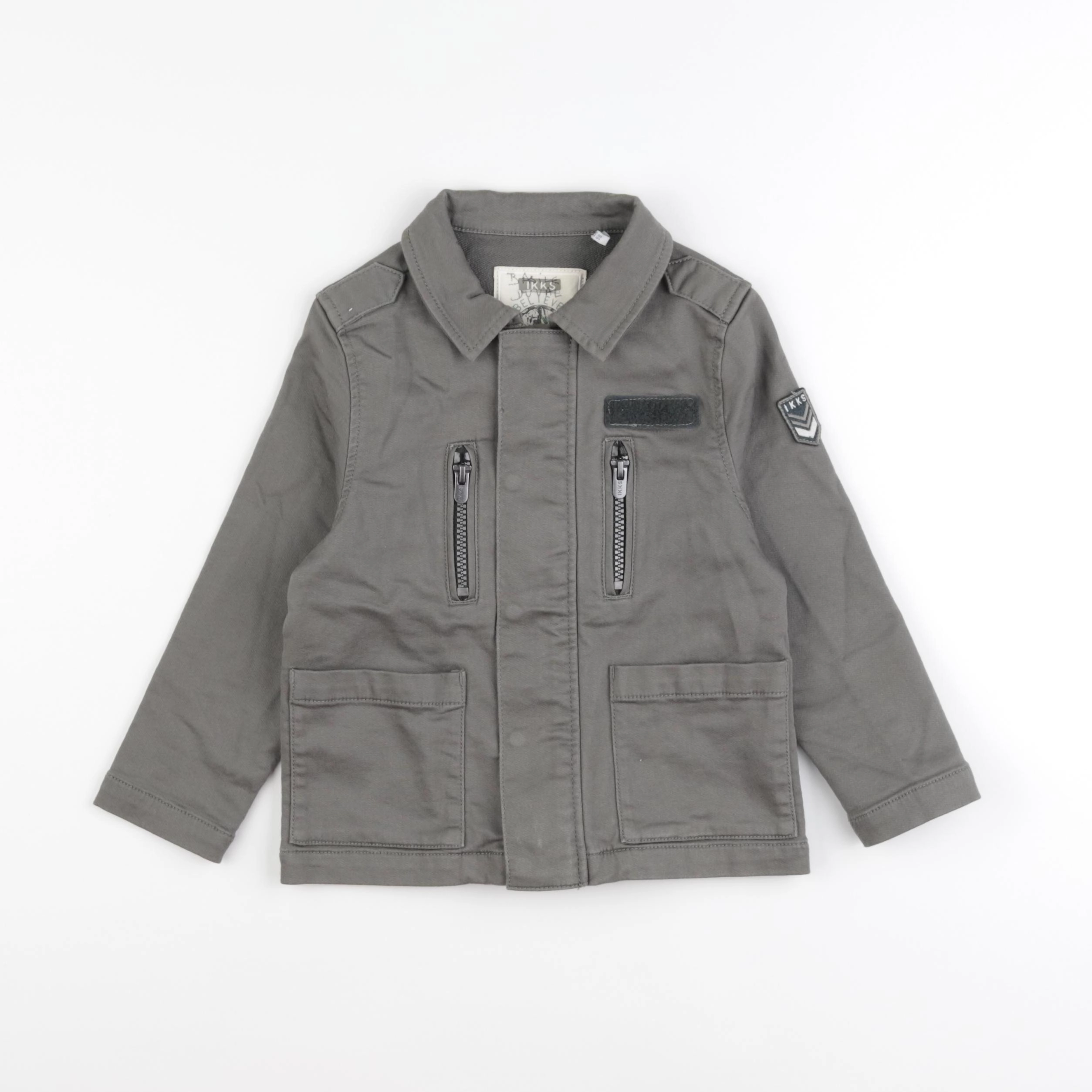 IKKS - veste imprimé au dos vert - 3 ans