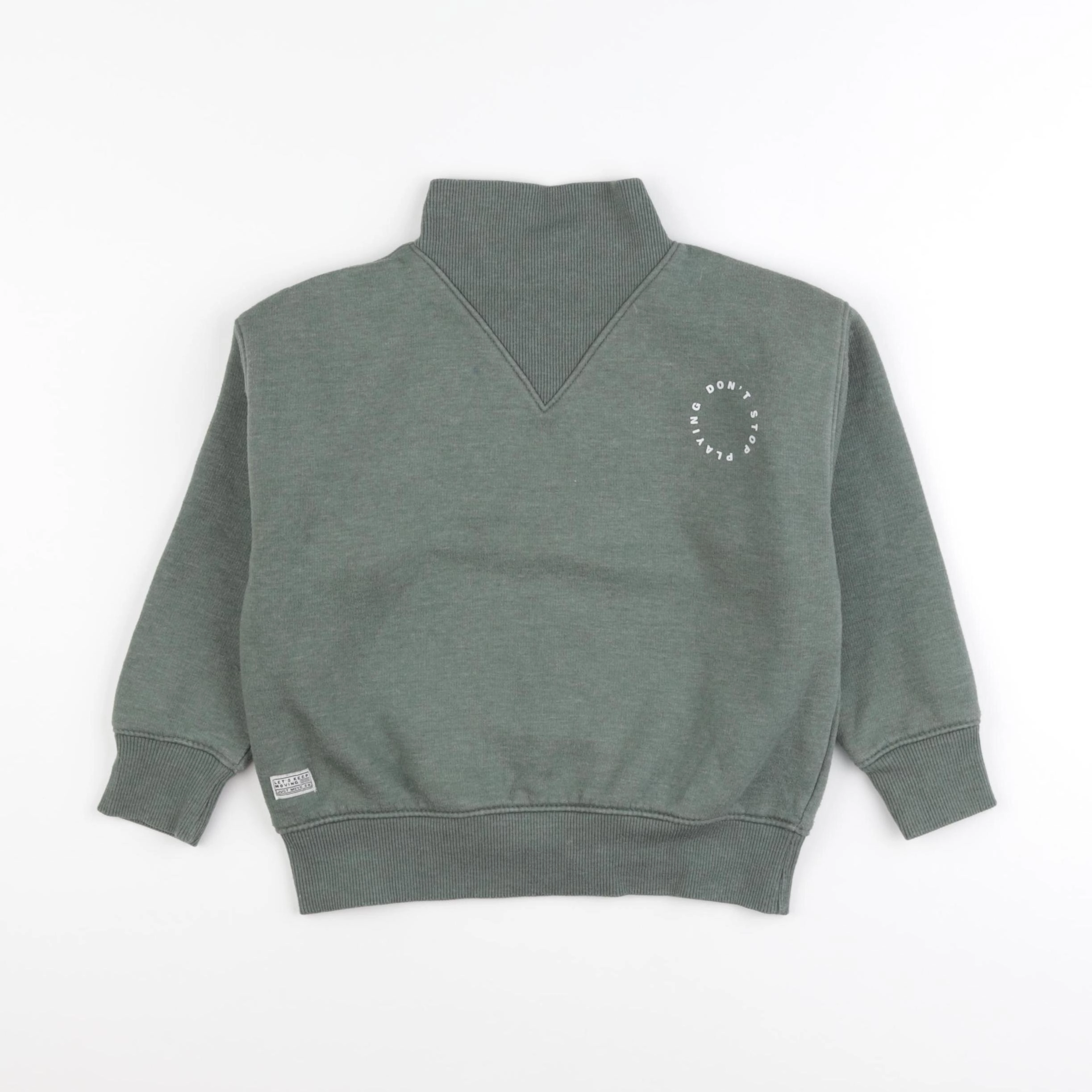 Tape à l'oeil - sweat vert - 4 ans