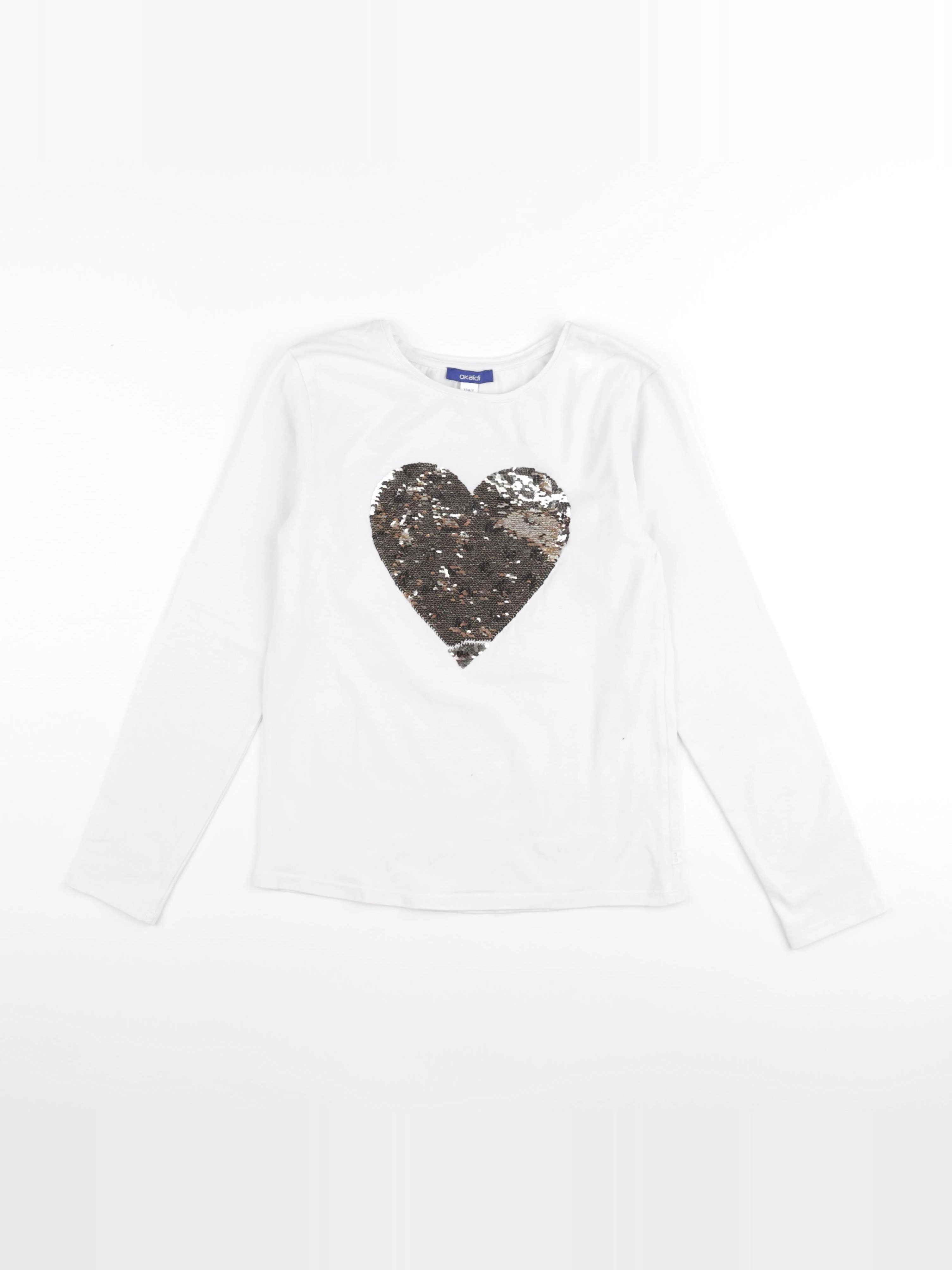 Okaidi - tee-shirt blanc - 10 ans