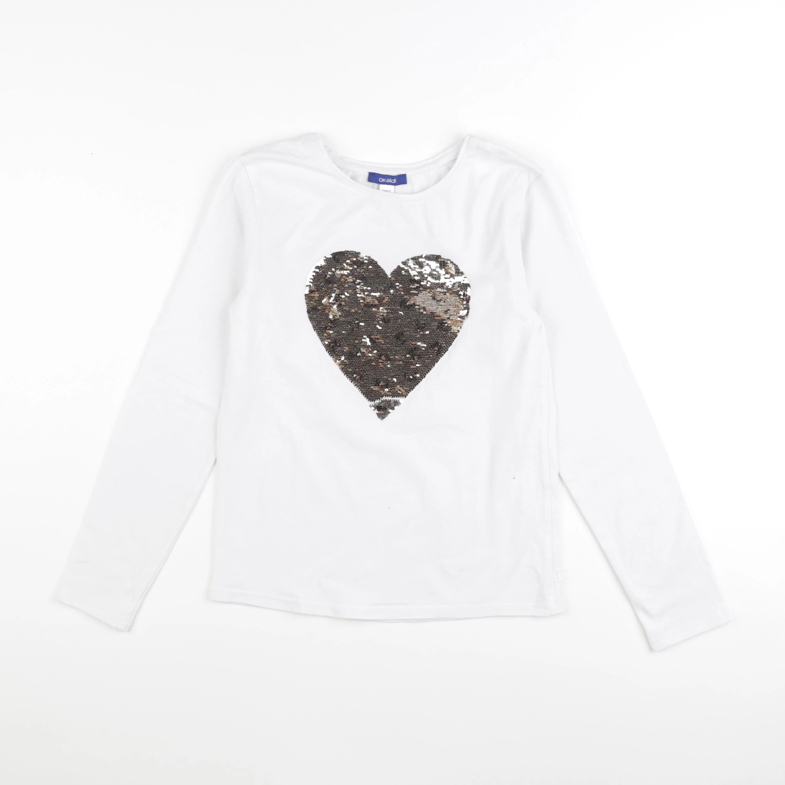 Okaidi - tee-shirt blanc - 10 ans