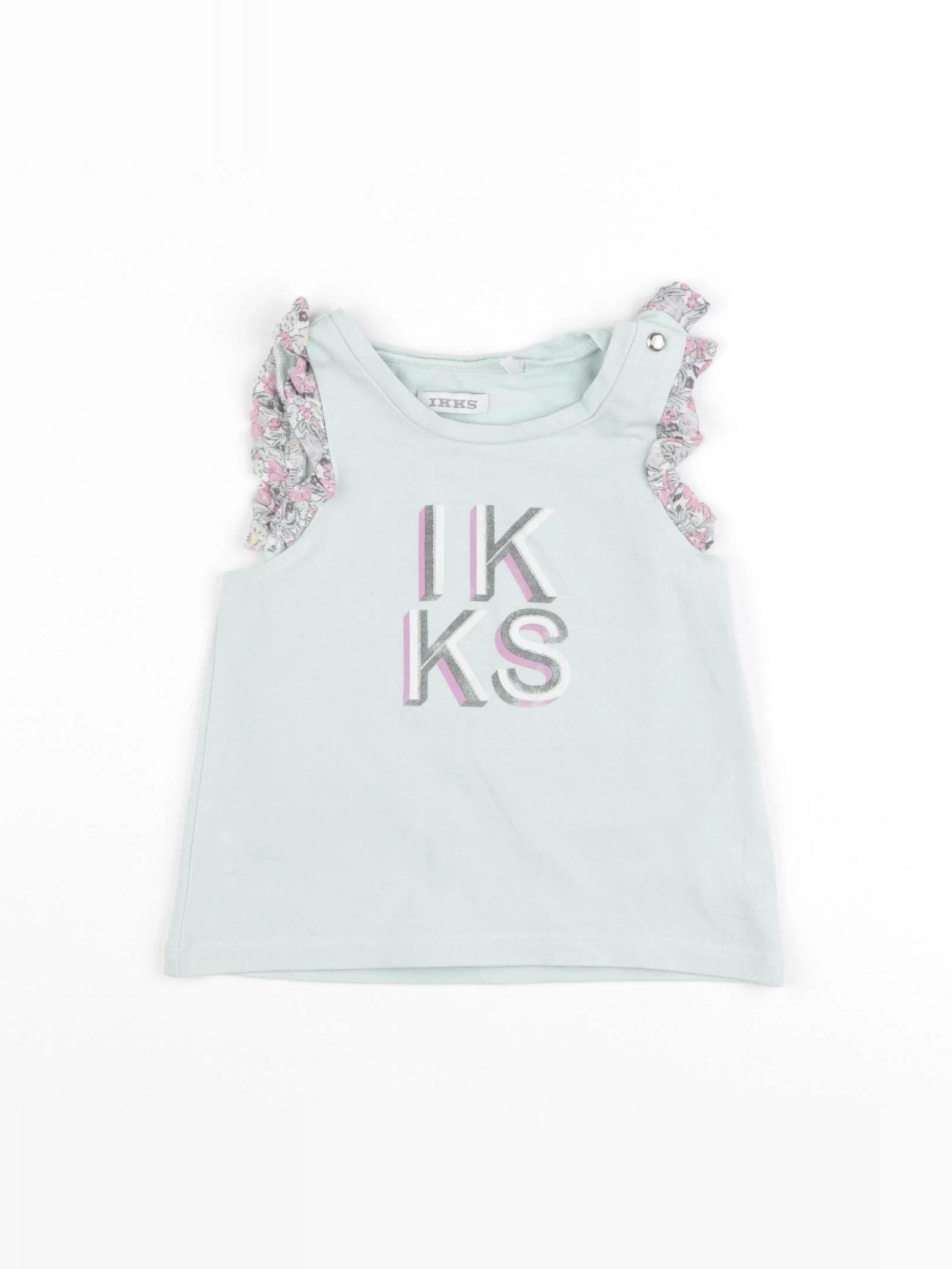 IKKS - tee-shirt bleu - 18 mois