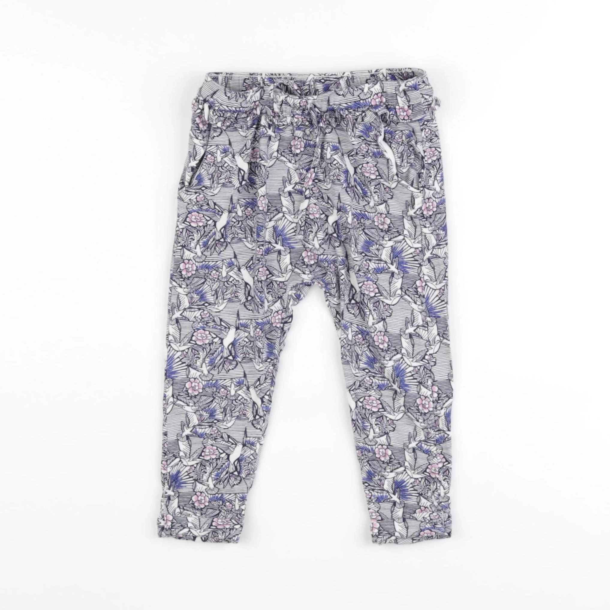 IKKS - sarouel bleu - 12 mois