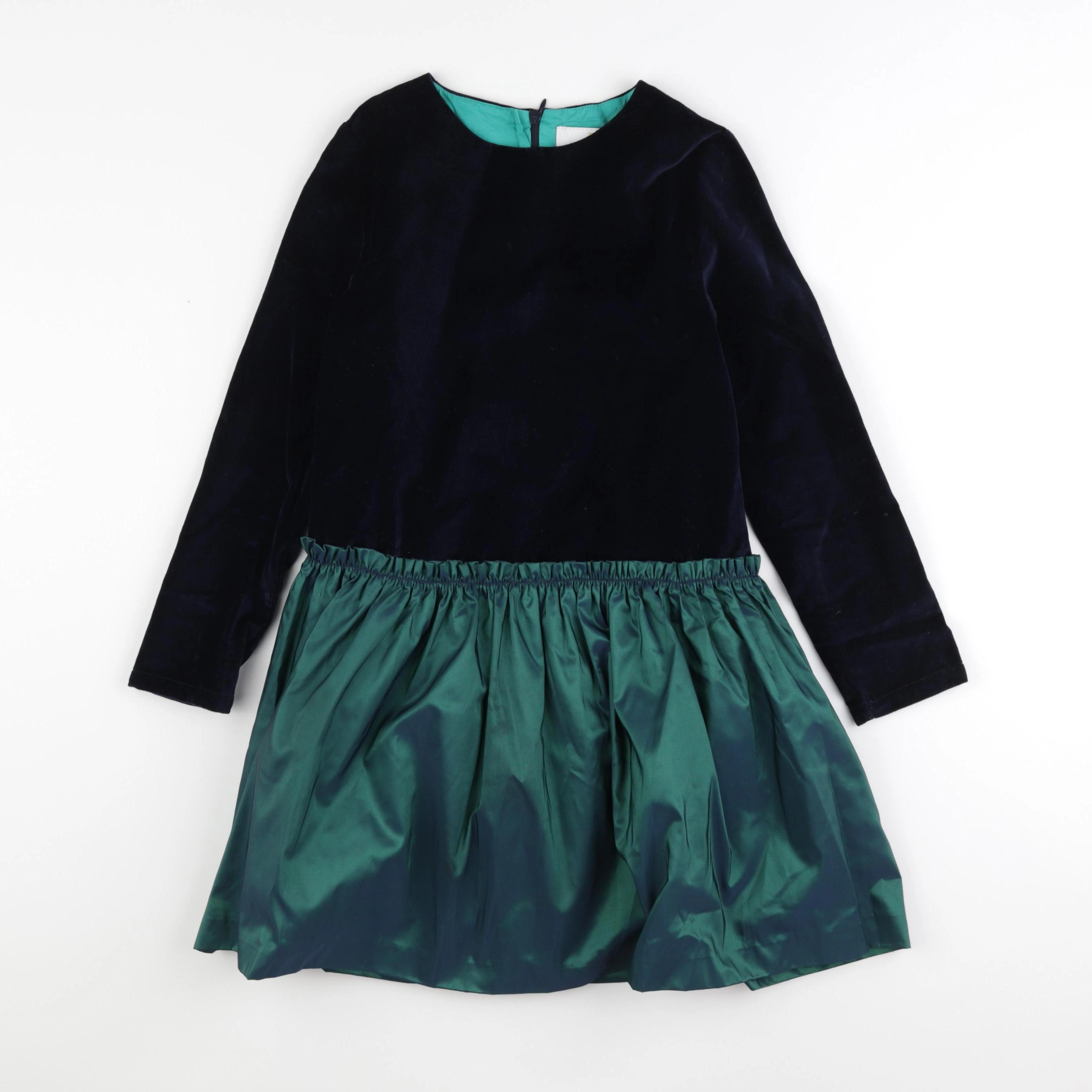 Jacadi - robe bleu, vert - 10 ans