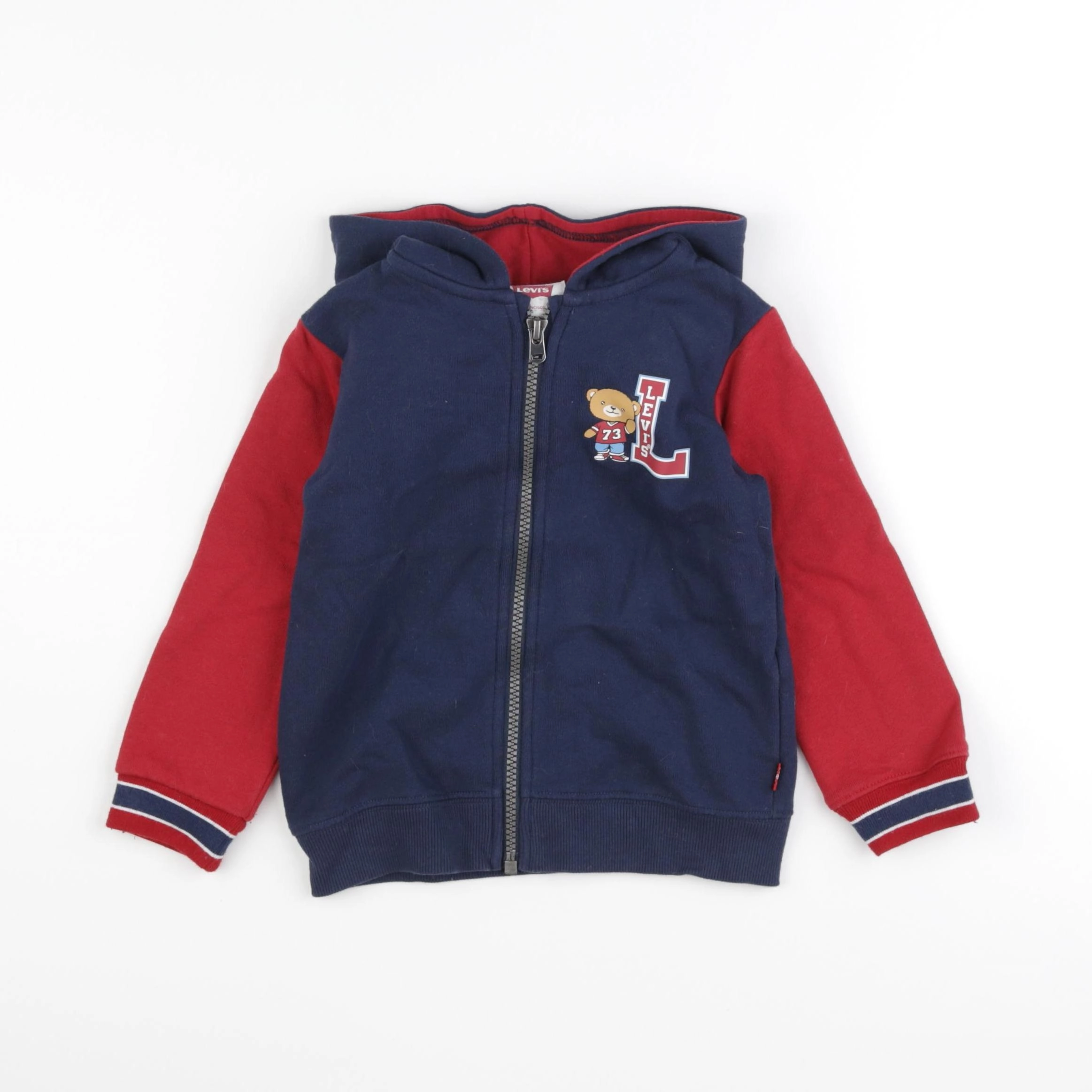 Levi's - sweat bleu, rouge - 36 mois