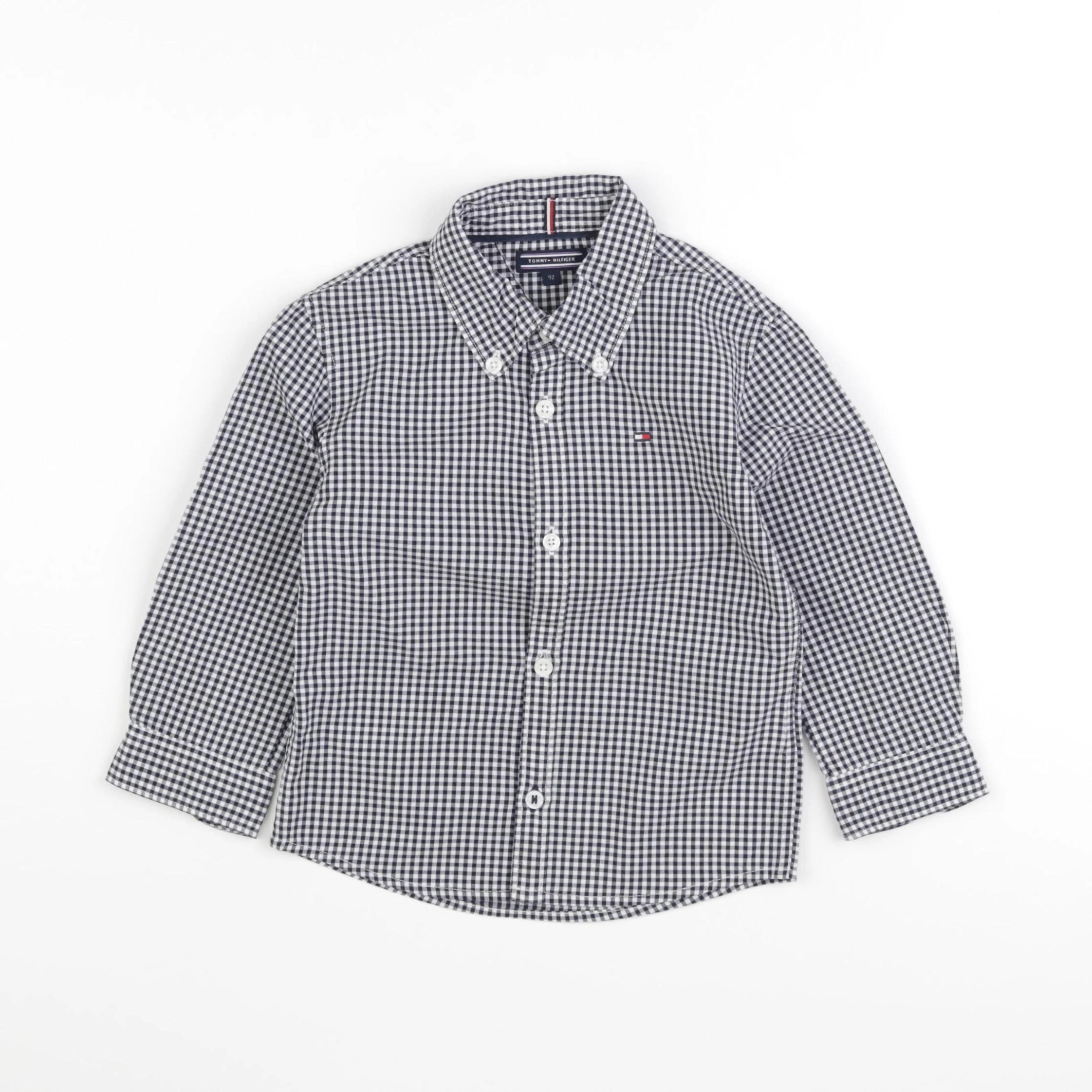 Tommy Hilfiger - chemise blanc, noir - 2 ans
