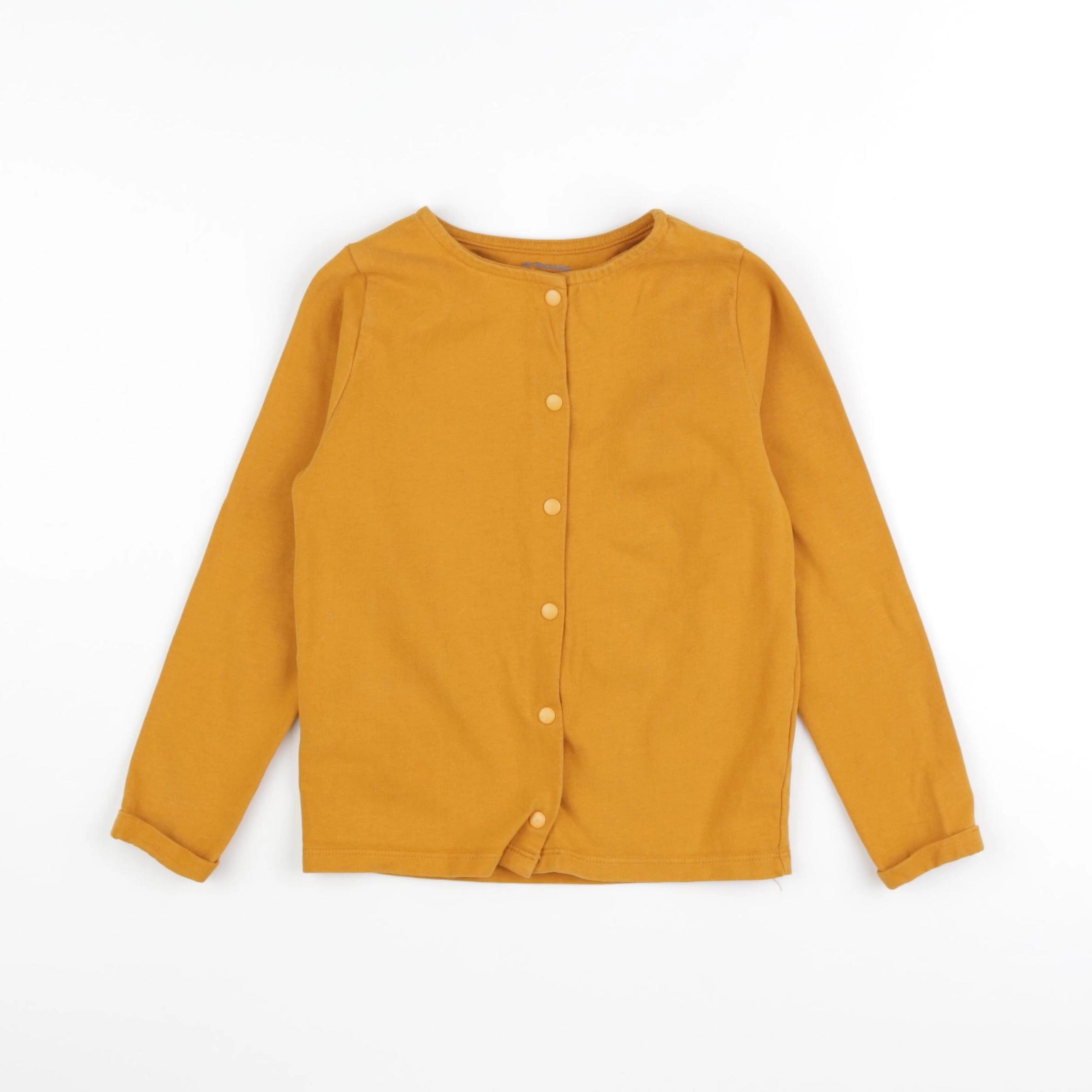Vertbaudet - sweat jaune - 5 ans