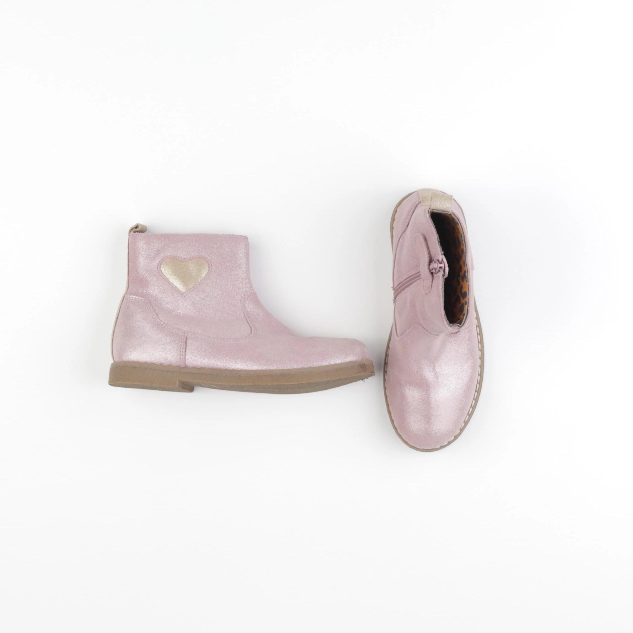 Vertbaudet - boots rose, or - pointure 32