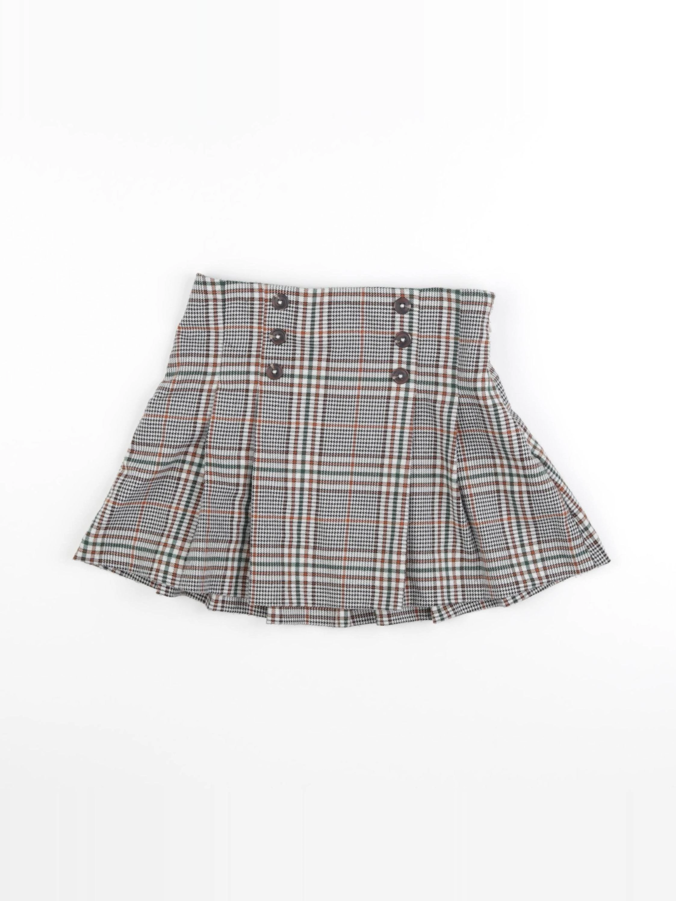 Vertbaudet - jupe gris - 8 ans