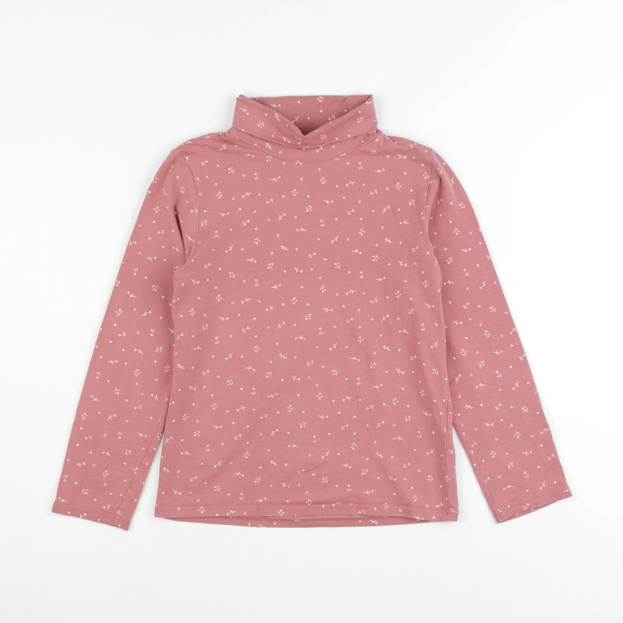 Vertbaudet - sous-pull rose - 8 ans