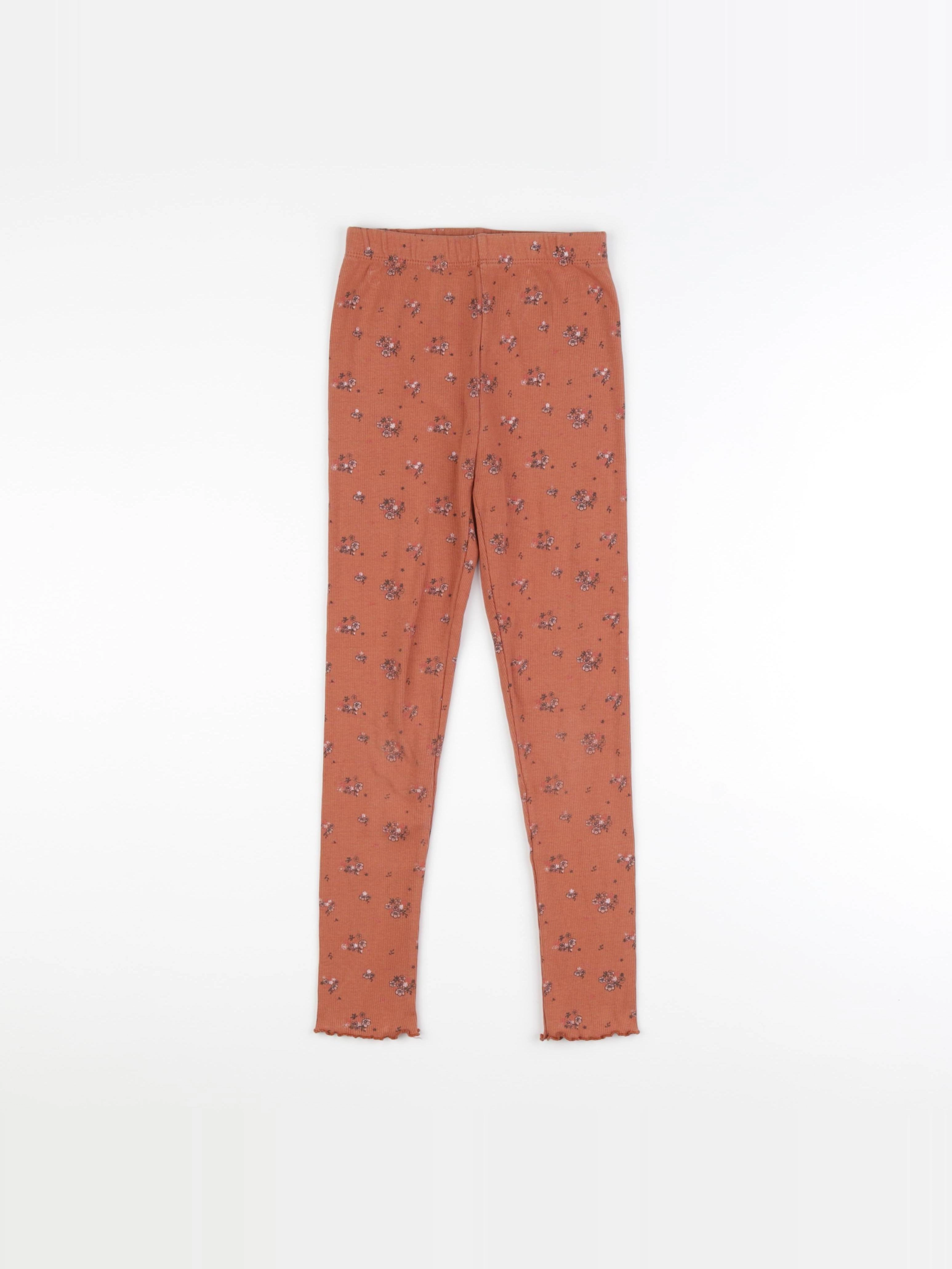 Vertbaudet - legging orange - 8 ans