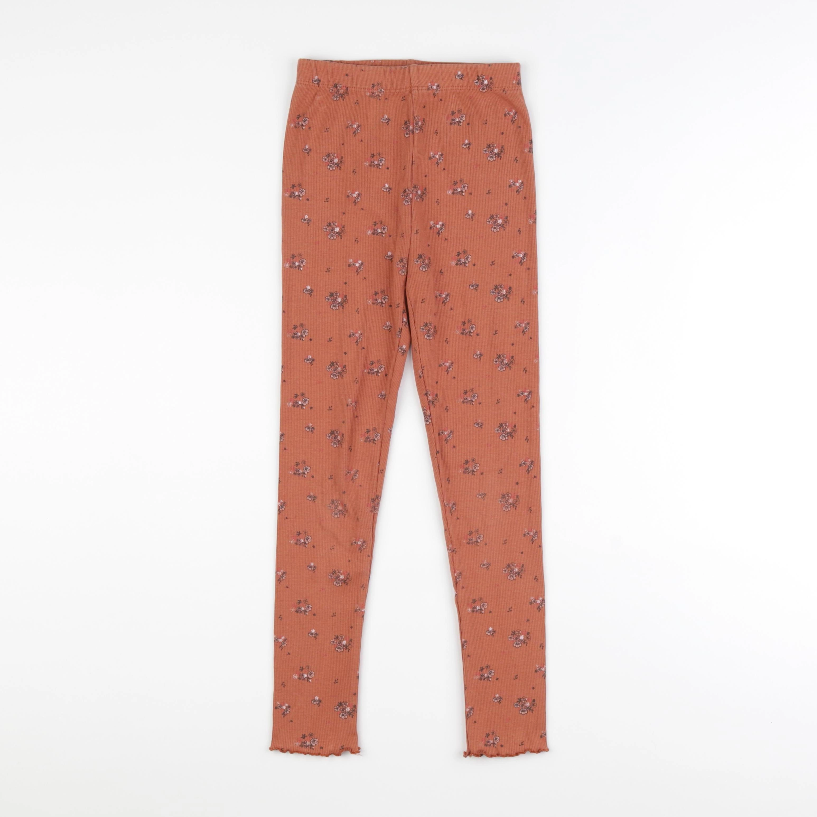 Vertbaudet - legging orange - 8 ans