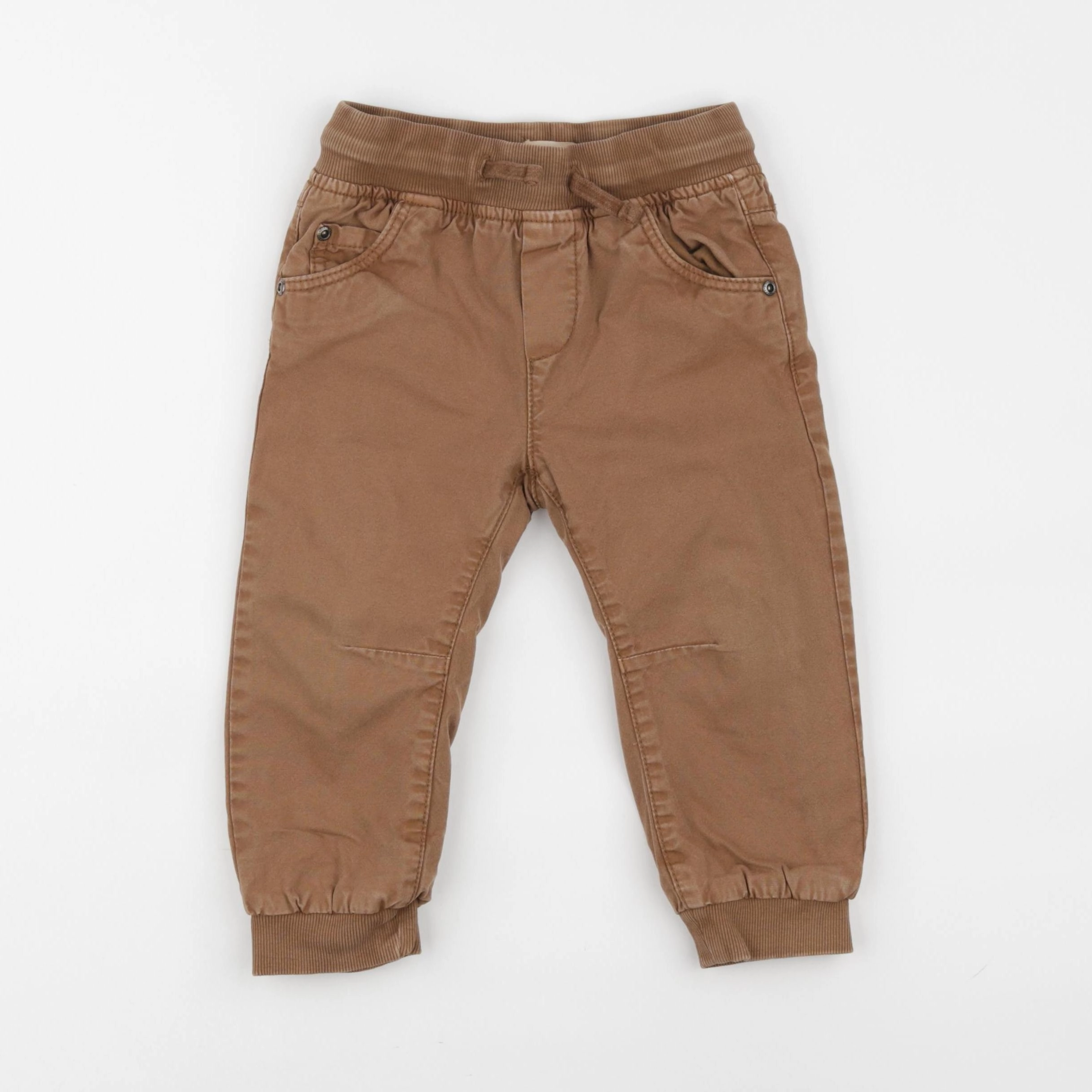 Vertbaudet - pantalon doublé marron - 3 ans