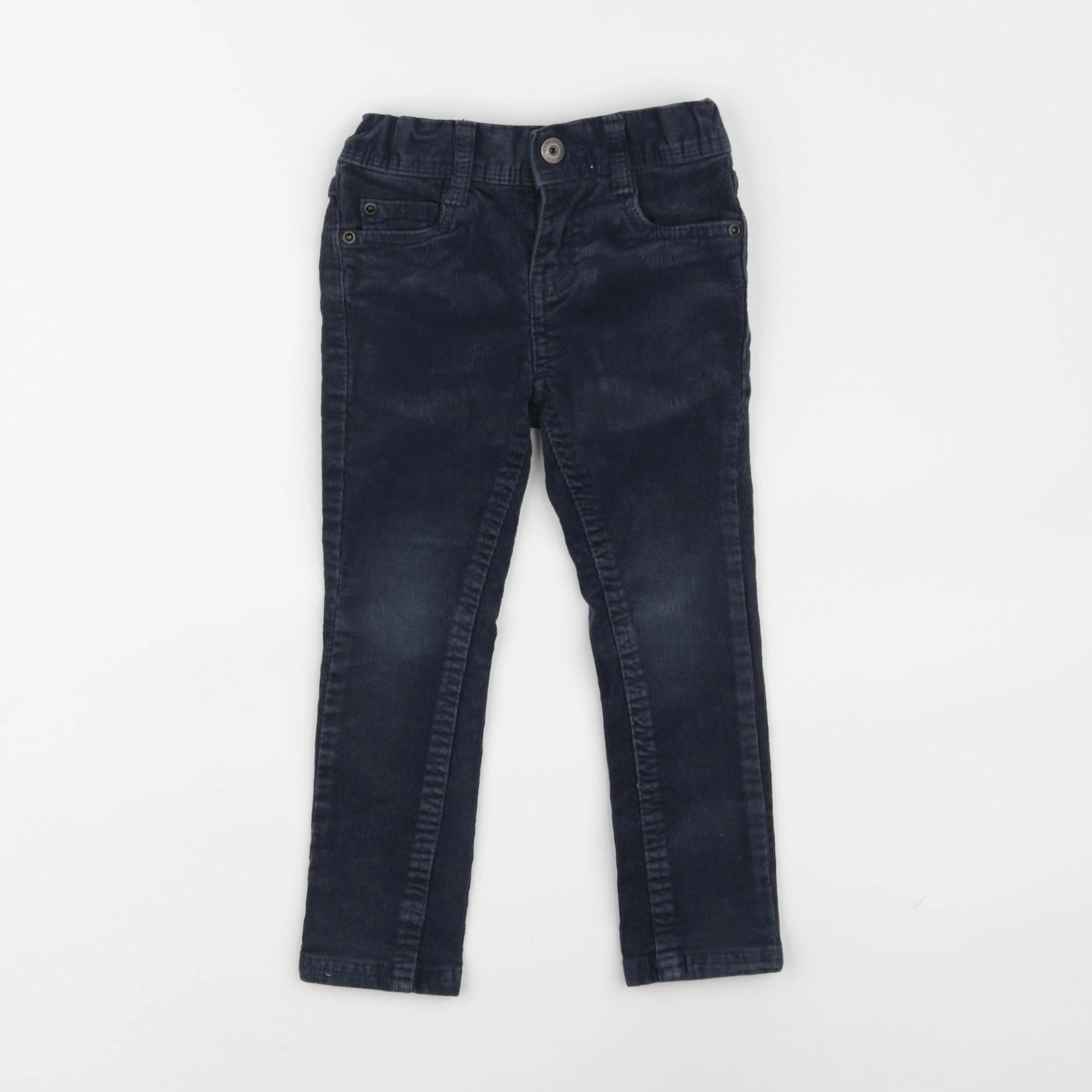 Vertbaudet - pantalon bleu - 3 ans