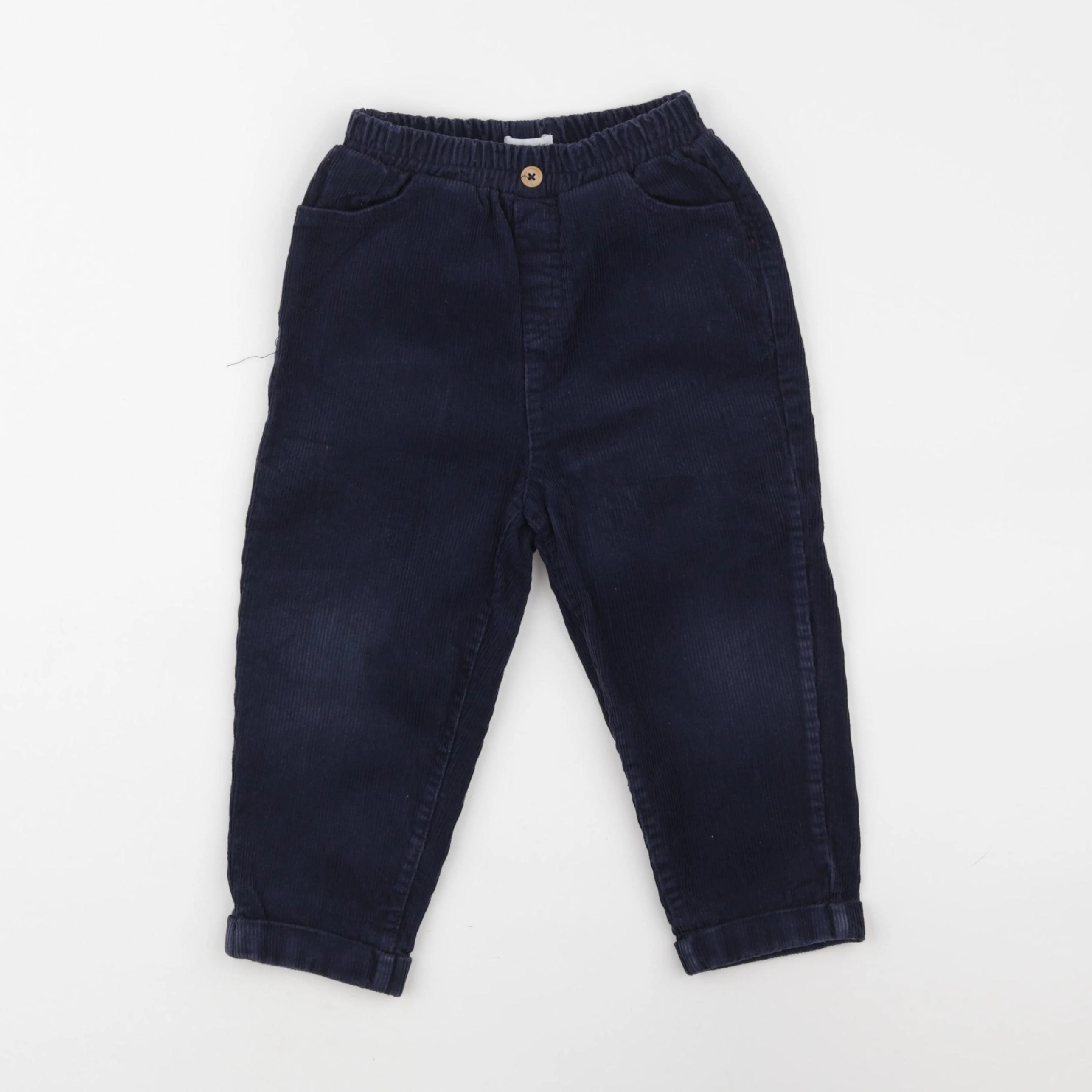 Vertbaudet - pantalon bleu - 36 mois
