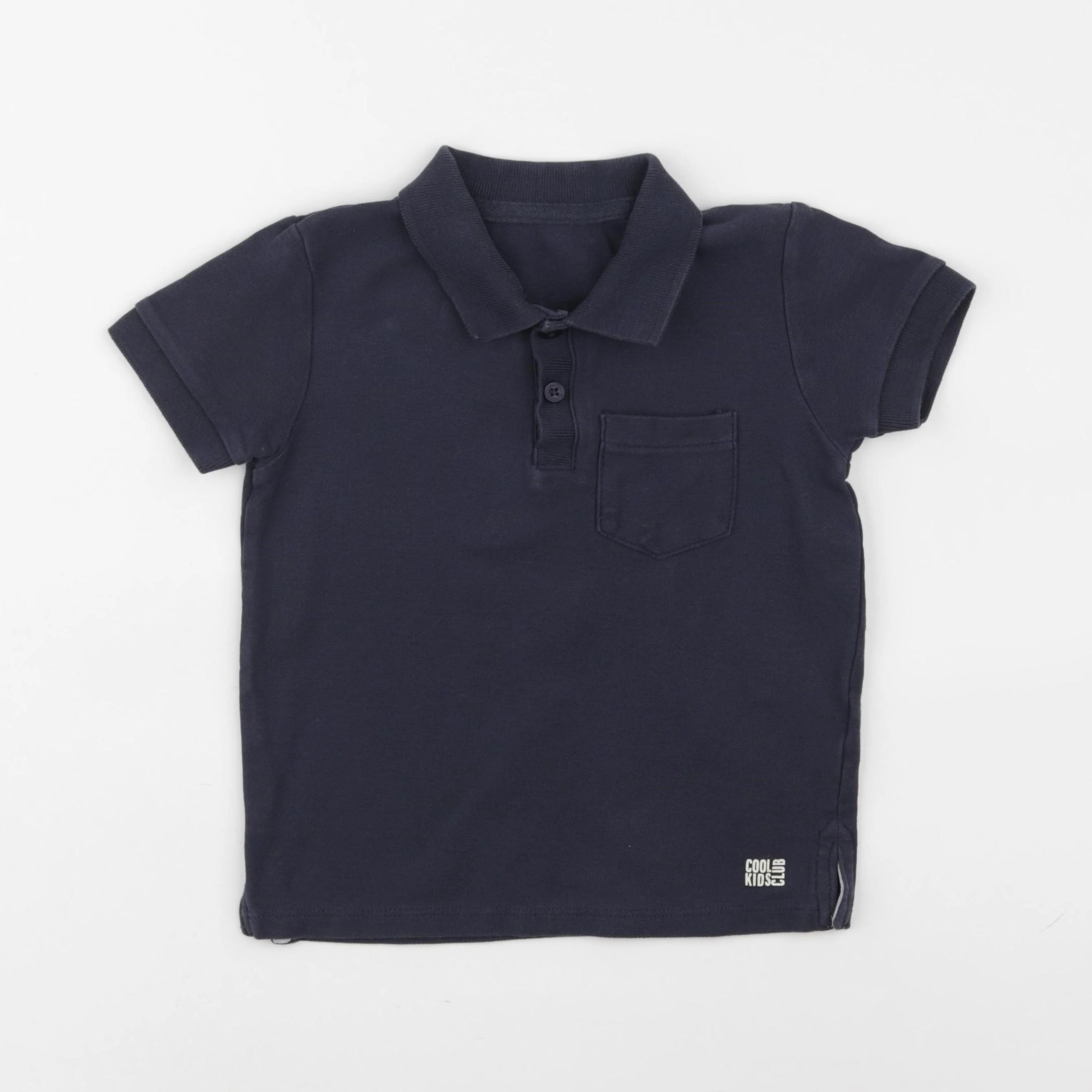 Vertbaudet - polo gris - 4 ans