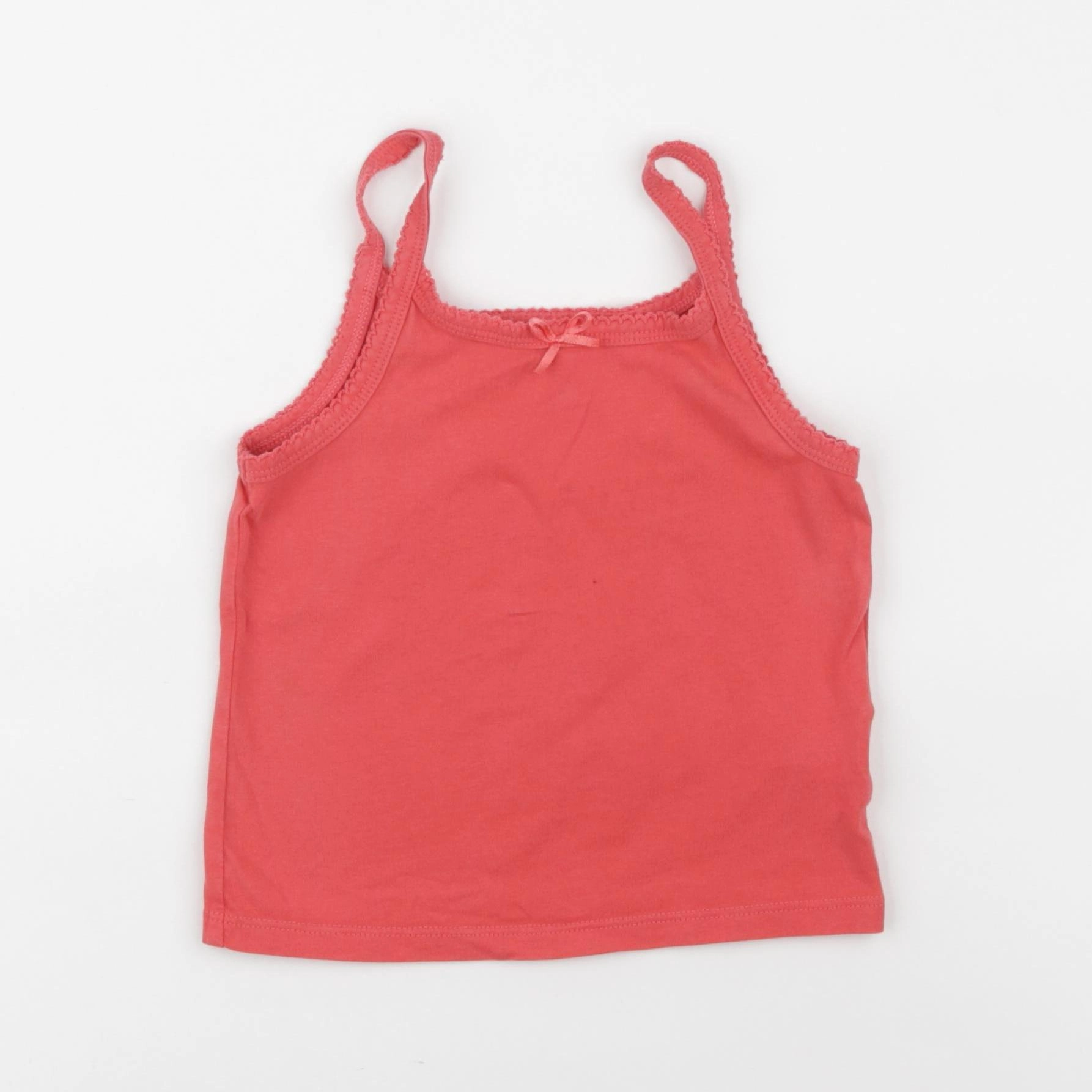 La Redoute - maillot de corps rouge - 4 ans