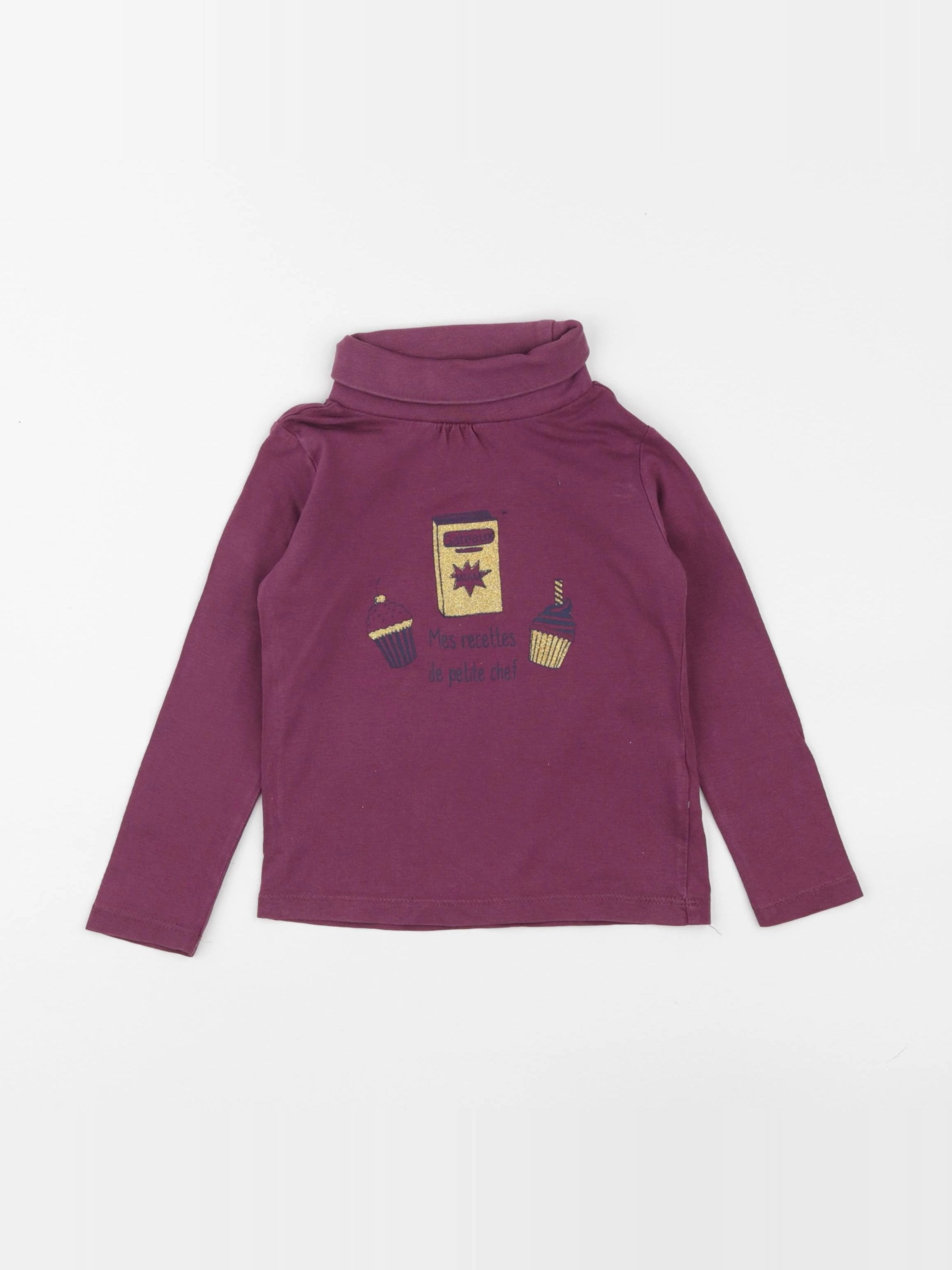 Vertbaudet - pull rouge - 3 ans
