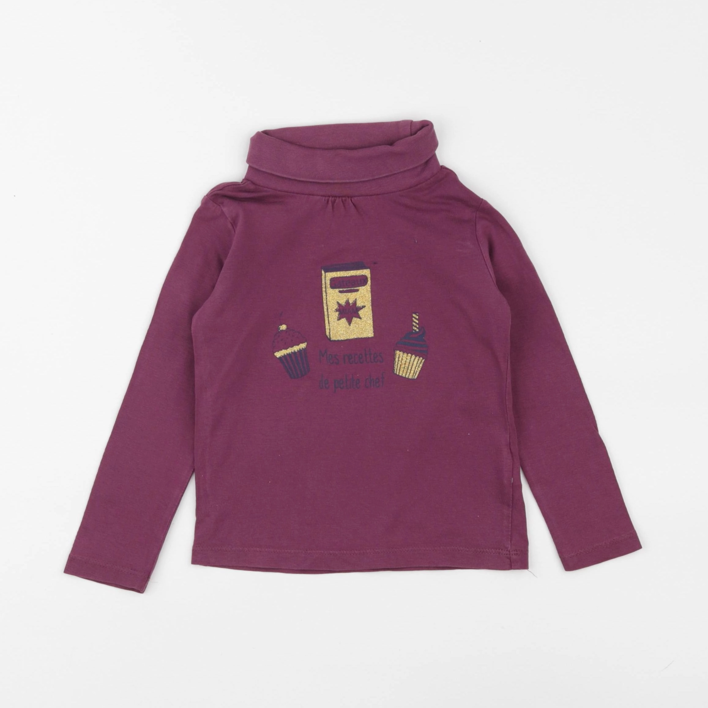 Vertbaudet - pull rouge - 3 ans