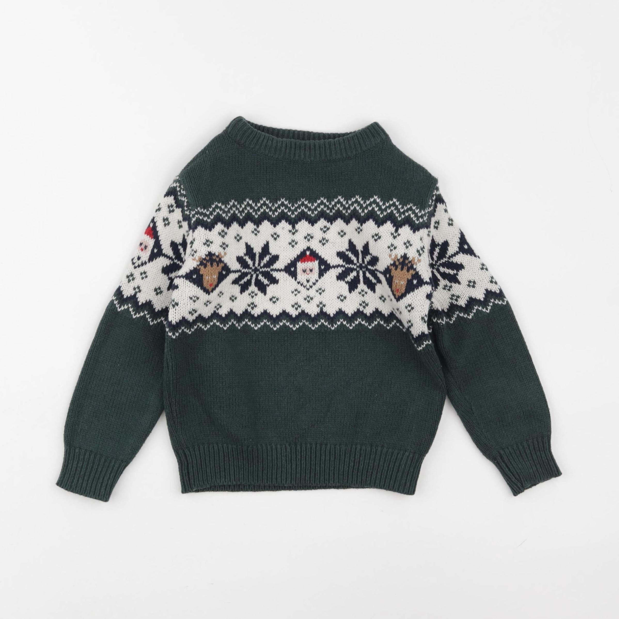 Vertbaudet - pull vert - 3 ans
