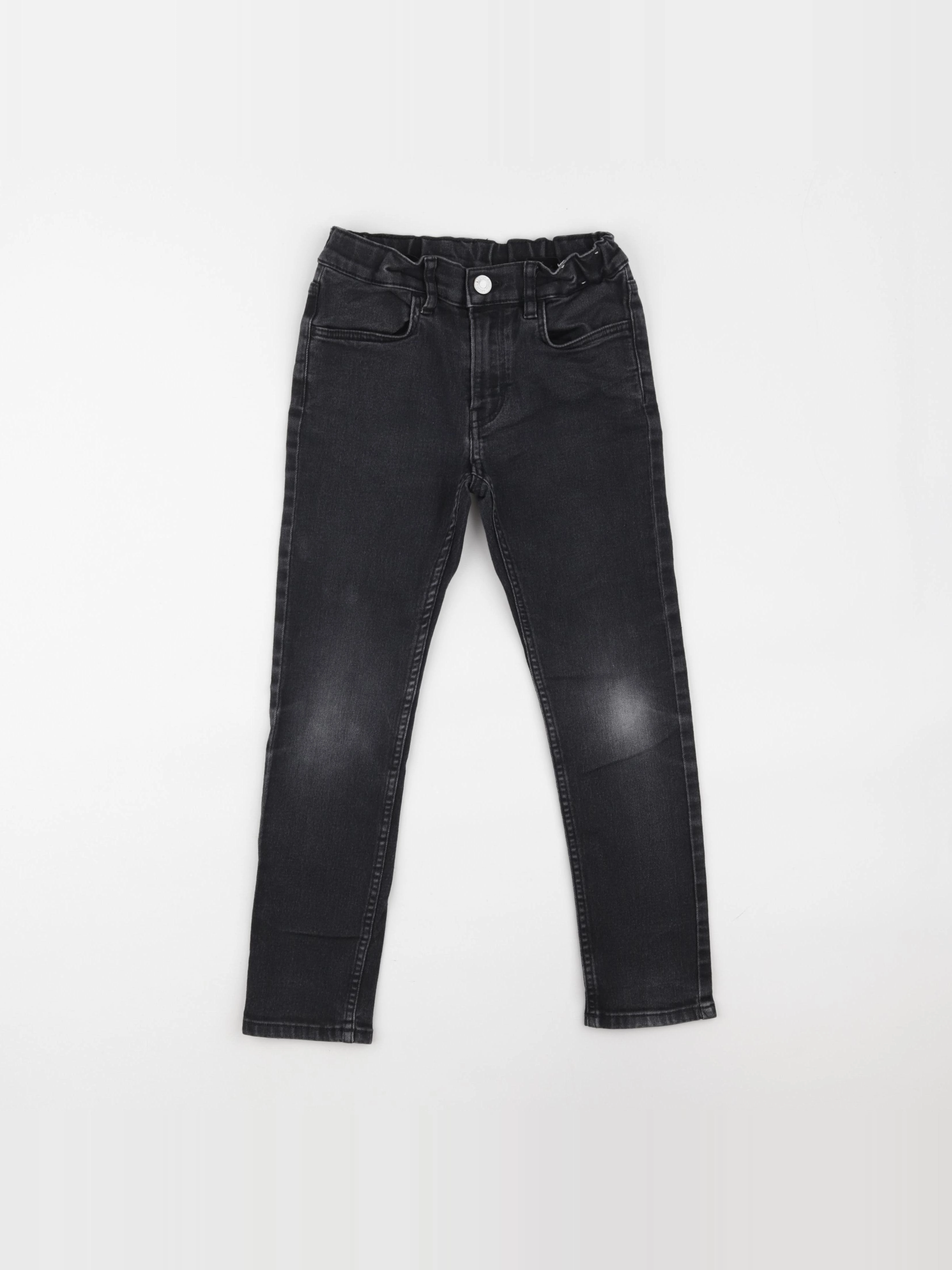 H&M - jean noir - 6/7 ans